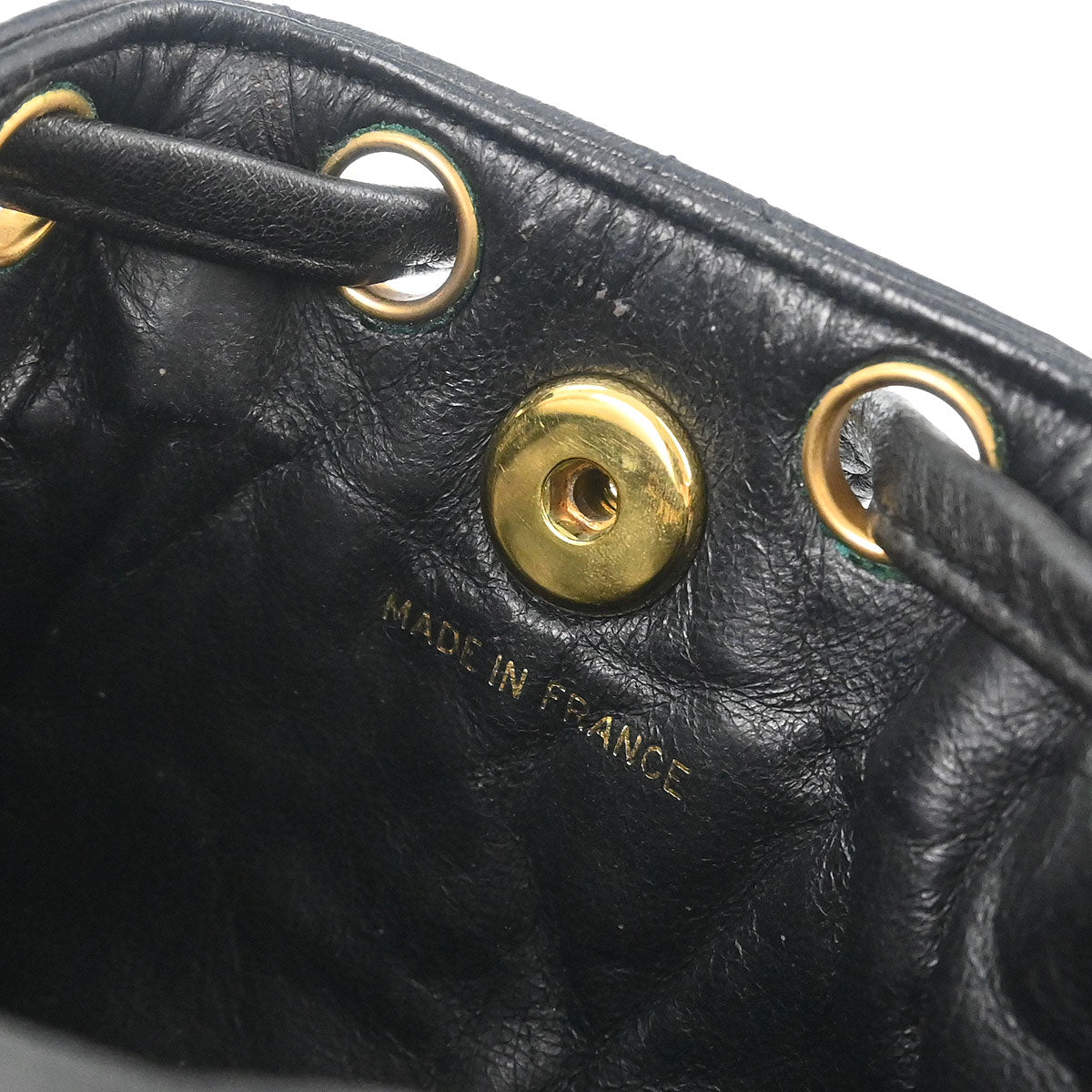 Chanel Black Lambskin Duma Backpack Small