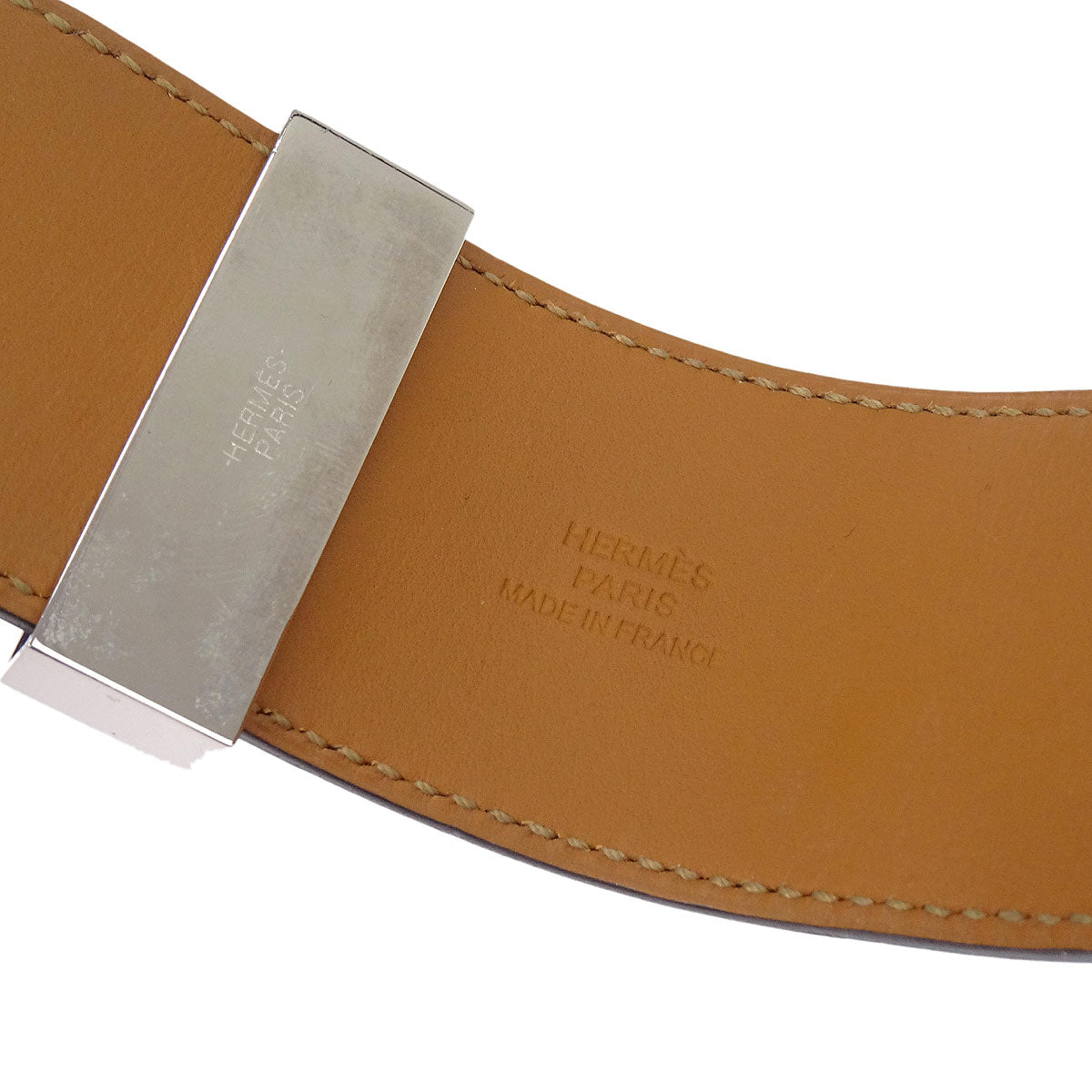 Hermes Blue Encre Swift Collier De Chien Bangle