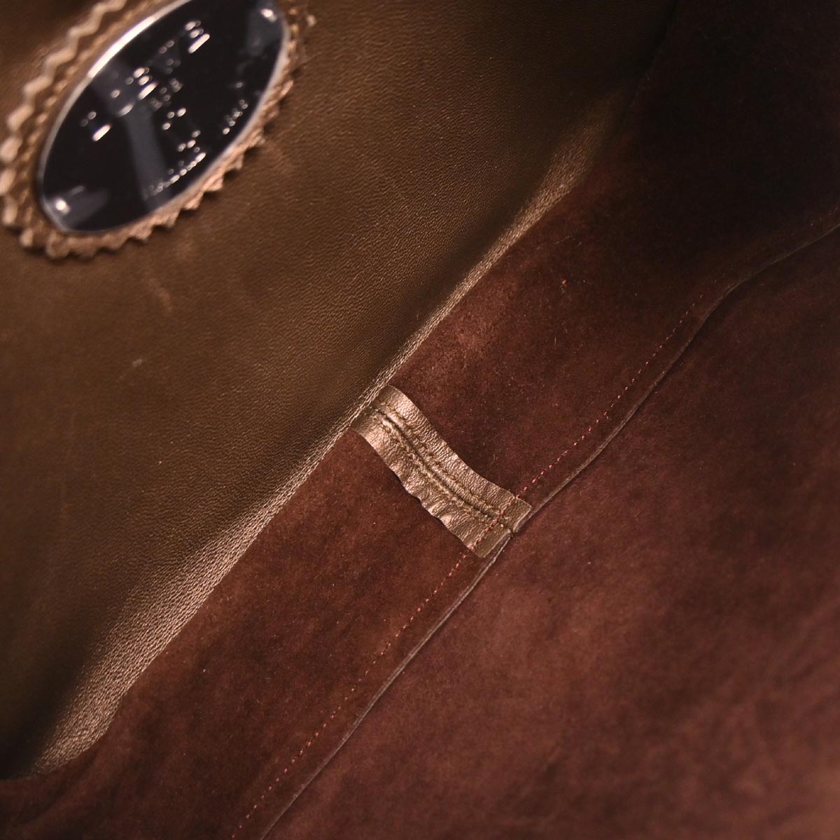 Loewe Brown Sheepskin Flamenco Shoulder Bag