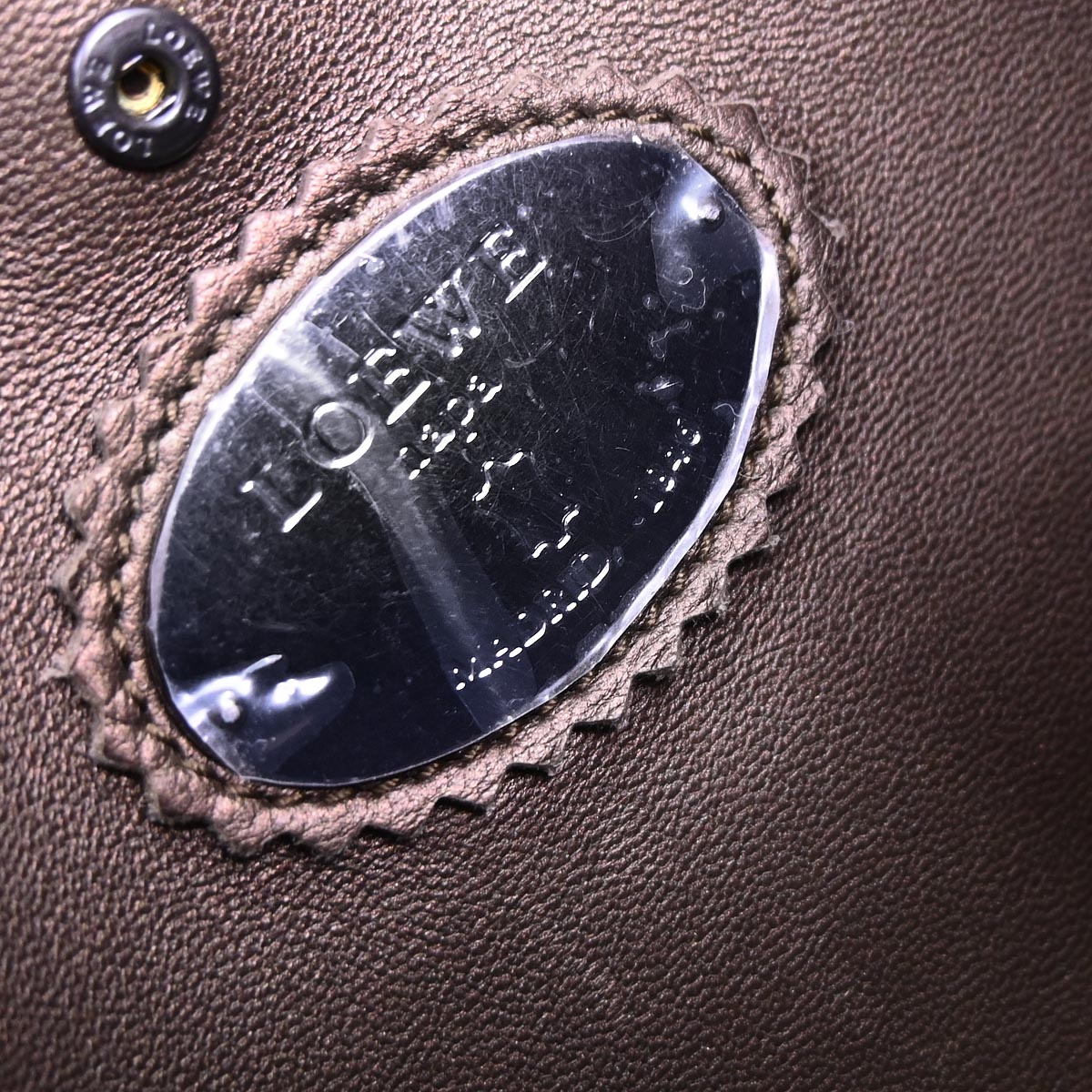 Loewe Brown Sheepskin Flamenco Shoulder Bag