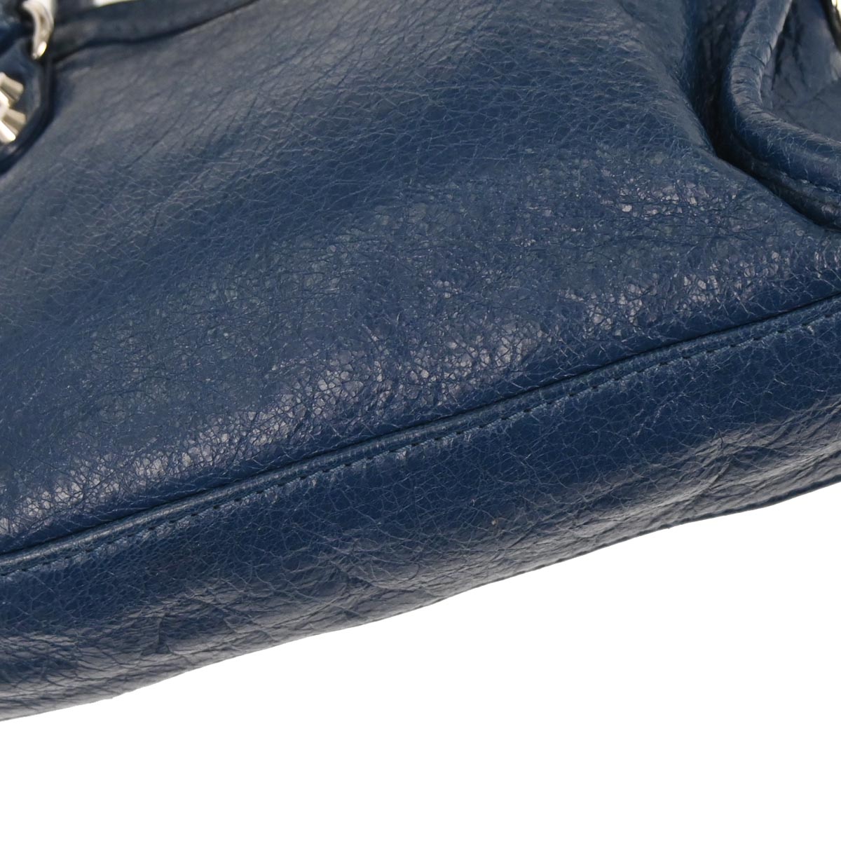 Balenciaga Blue Classic Nano City 2way Shoulder Handbag