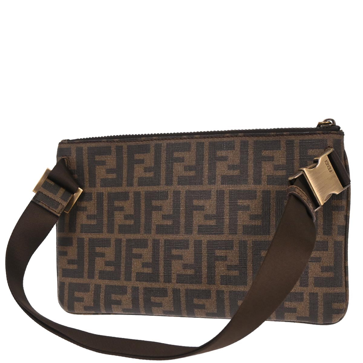 Fendi Brown Zucca Waist Bum Bag