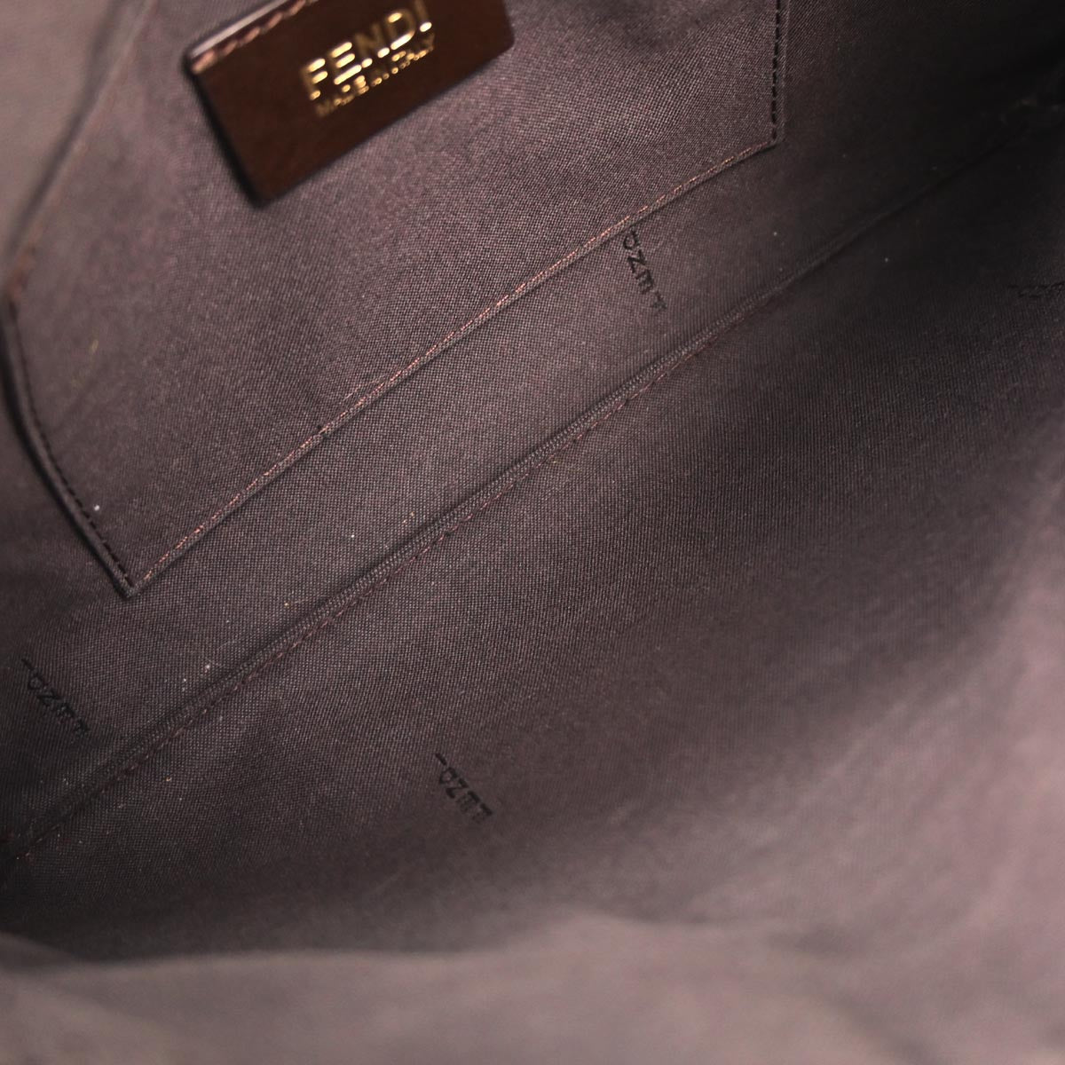 Fendi Brown Zucca Waist Bum Bag