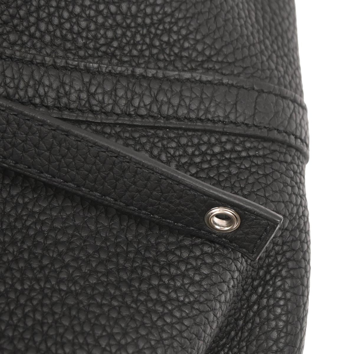 Hermes Black Taurillon Clemence Picotin Lock 22 MM Handbag