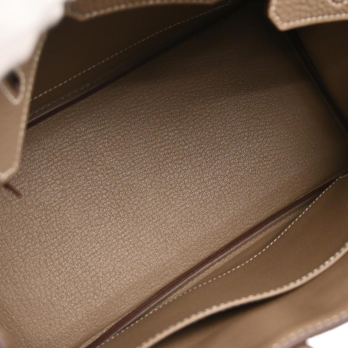 Hermes Etoupe Gray Togo Birkin 25 Handbag
