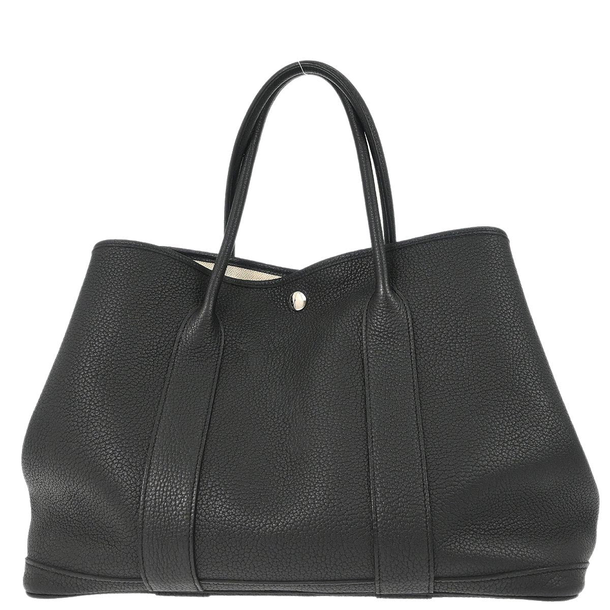 Hermes 2017 Black Negonda Garden Party 36 PM Tote Handbag