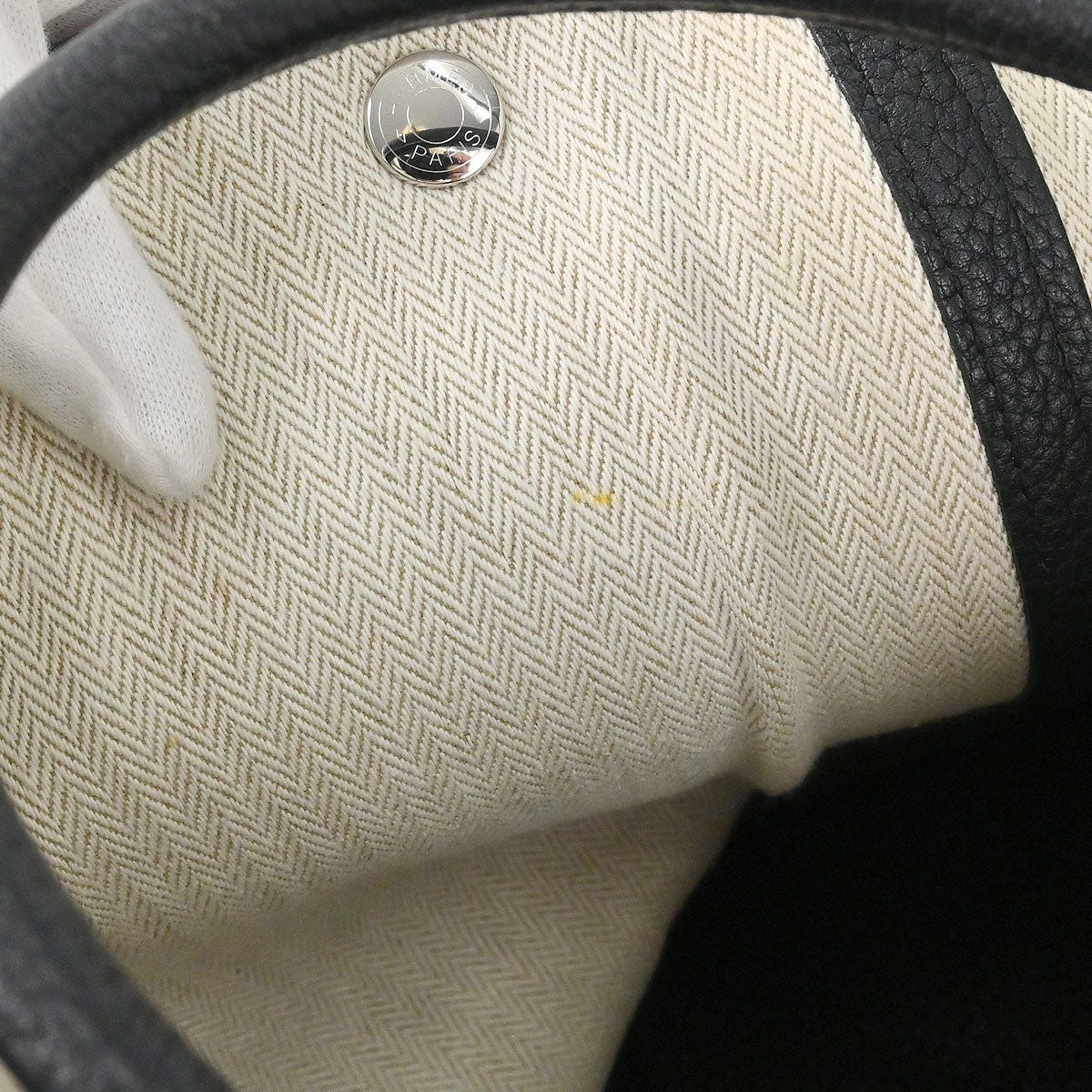 Hermes 2017 Black Negonda Garden Party 36 PM Tote Handbag