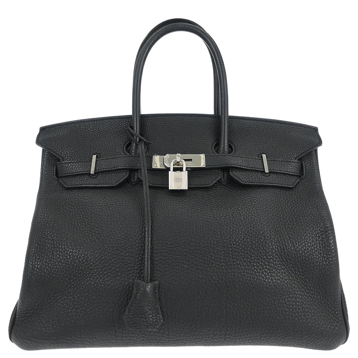 Hermes Black Togo Birkin 35 Handbag