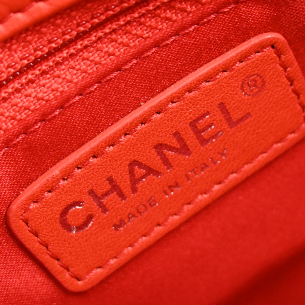 Chanel Red Lambskin Tender Touch Flap Shoulder Bag