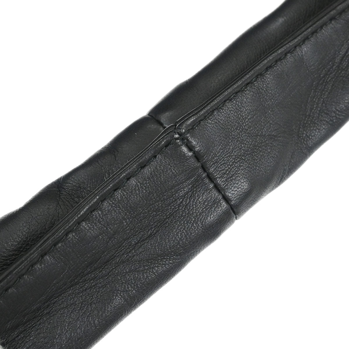 Bottega Veneta Black Lambskin Intrecciato Hobo Handbag