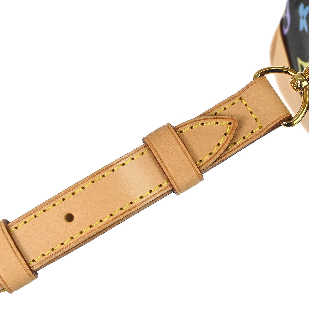 Louis Vuitton Black Multicolor Courtney MM Shoulder Handbag M45642