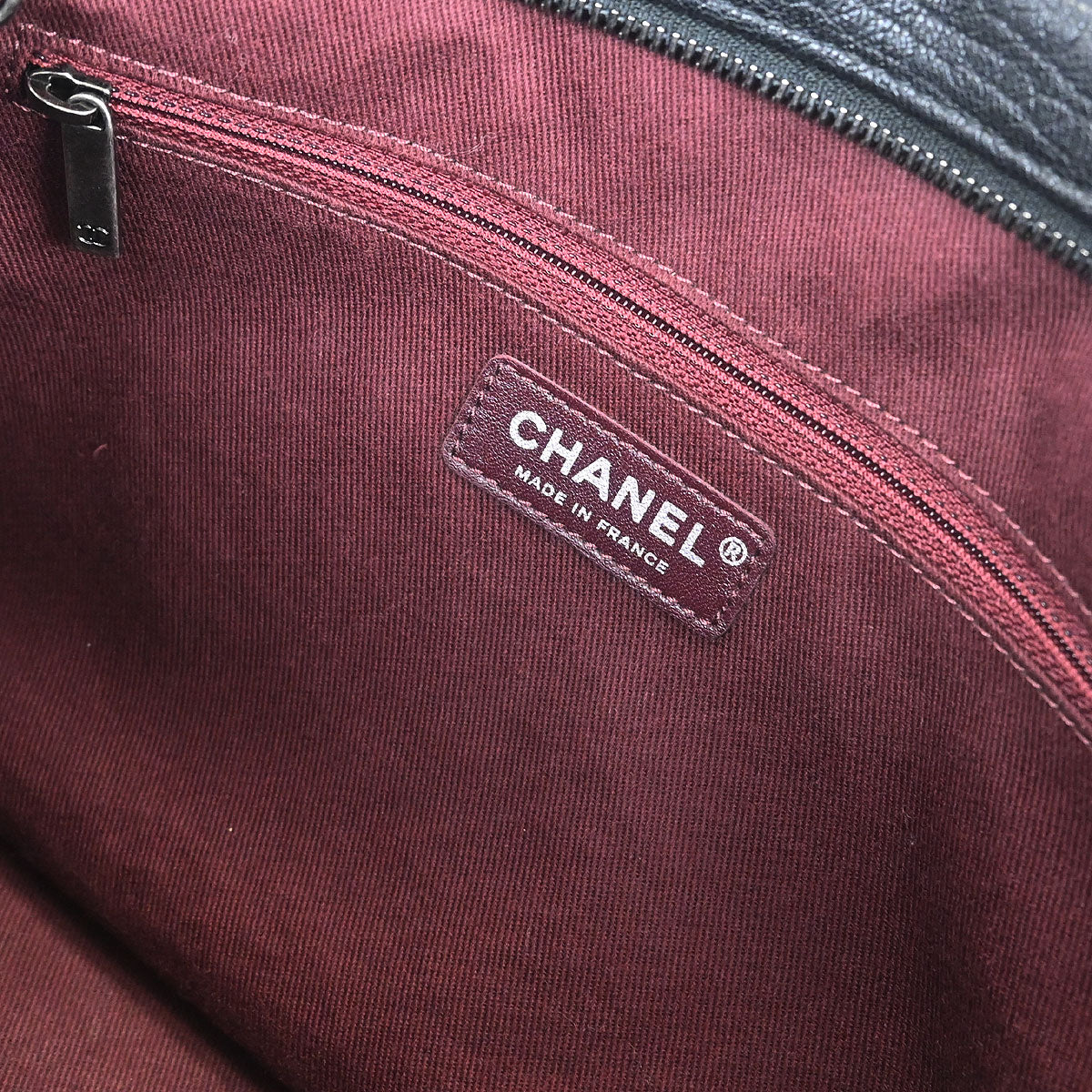 Chanel Black Calfskin Shoulder Bag