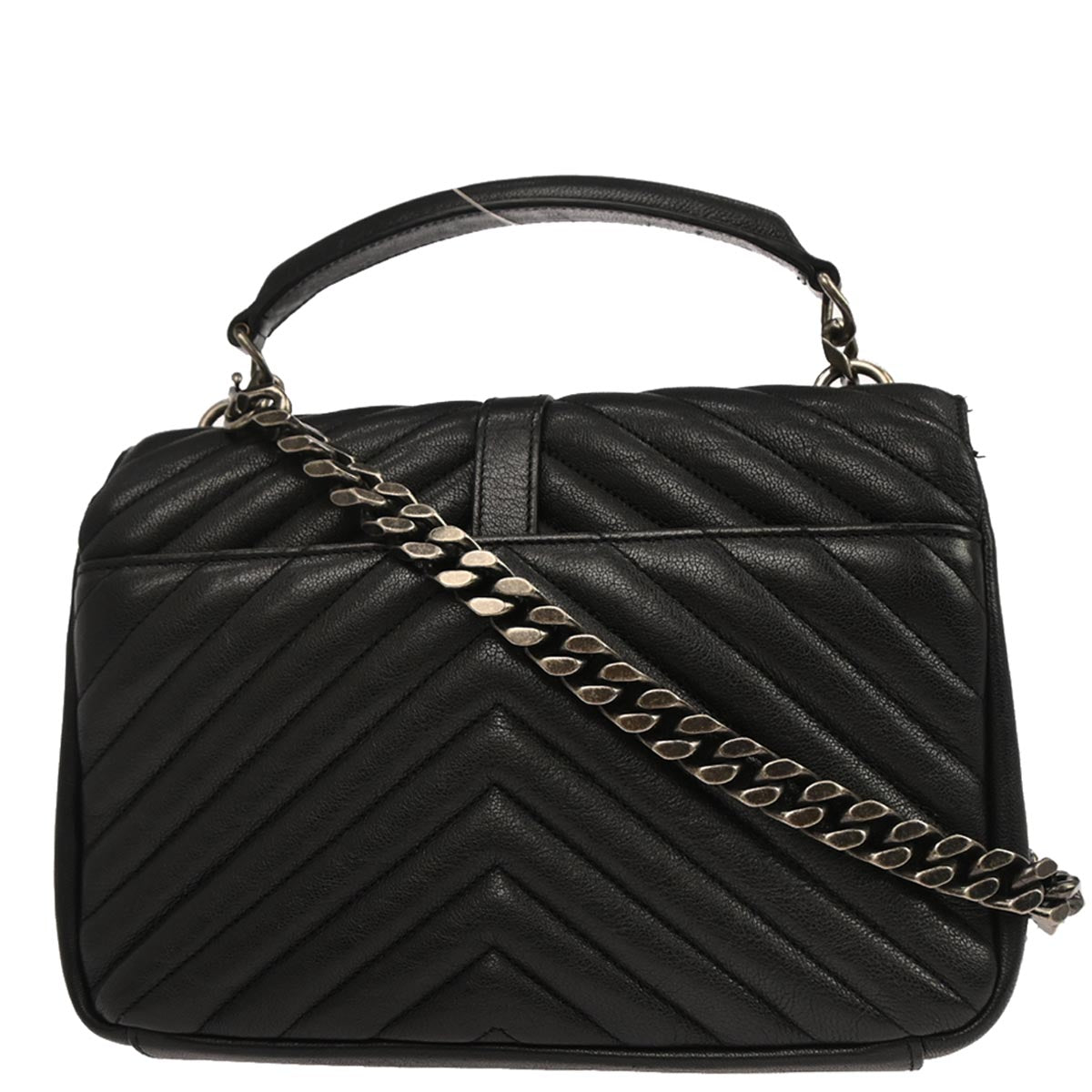 Saint Laurent Black College Medium 2way Shoulder Handbag