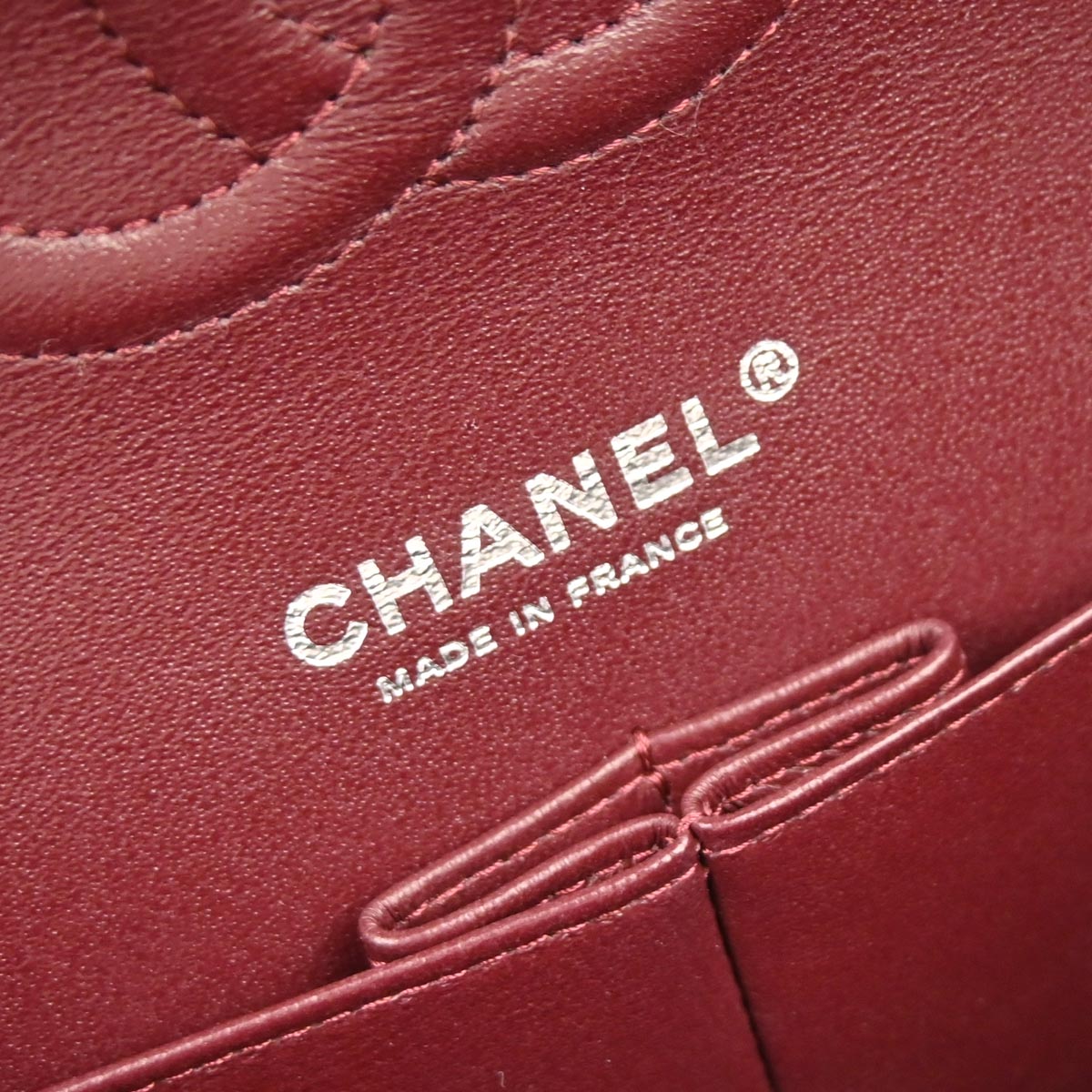 Chanel 2017-2018 Black Lambskin Chevron Medium Classic Double Flap Shoulder Bag