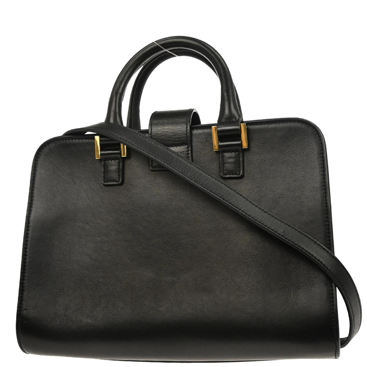 Saint Laurent Black Baby Cabas 2way Shoulder Handbag