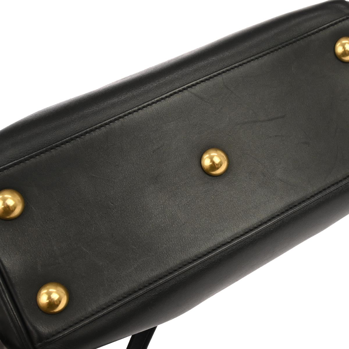 Saint Laurent Black Classic Baby Duffle 2way Shoulder Handbag