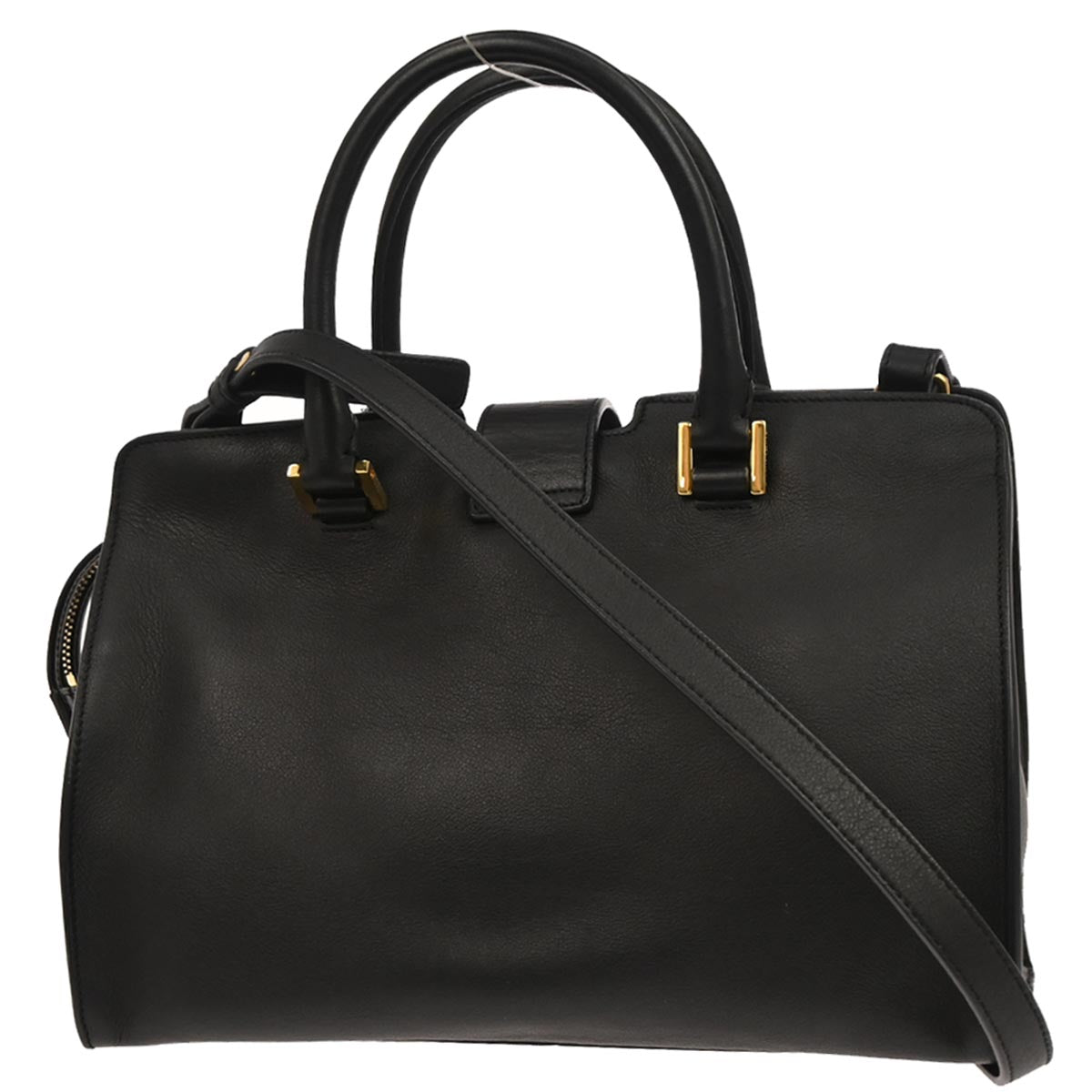 Saint Laurent Black Baby Cabas 2way Shoulder Handbag