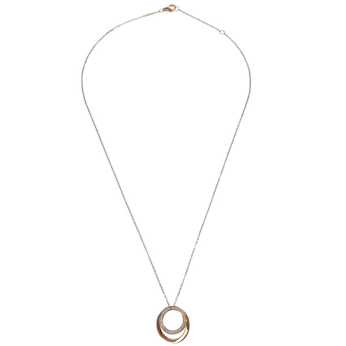 Cartier Etincelle Pendant Necklace Gold Au750 Diamond Jewelry