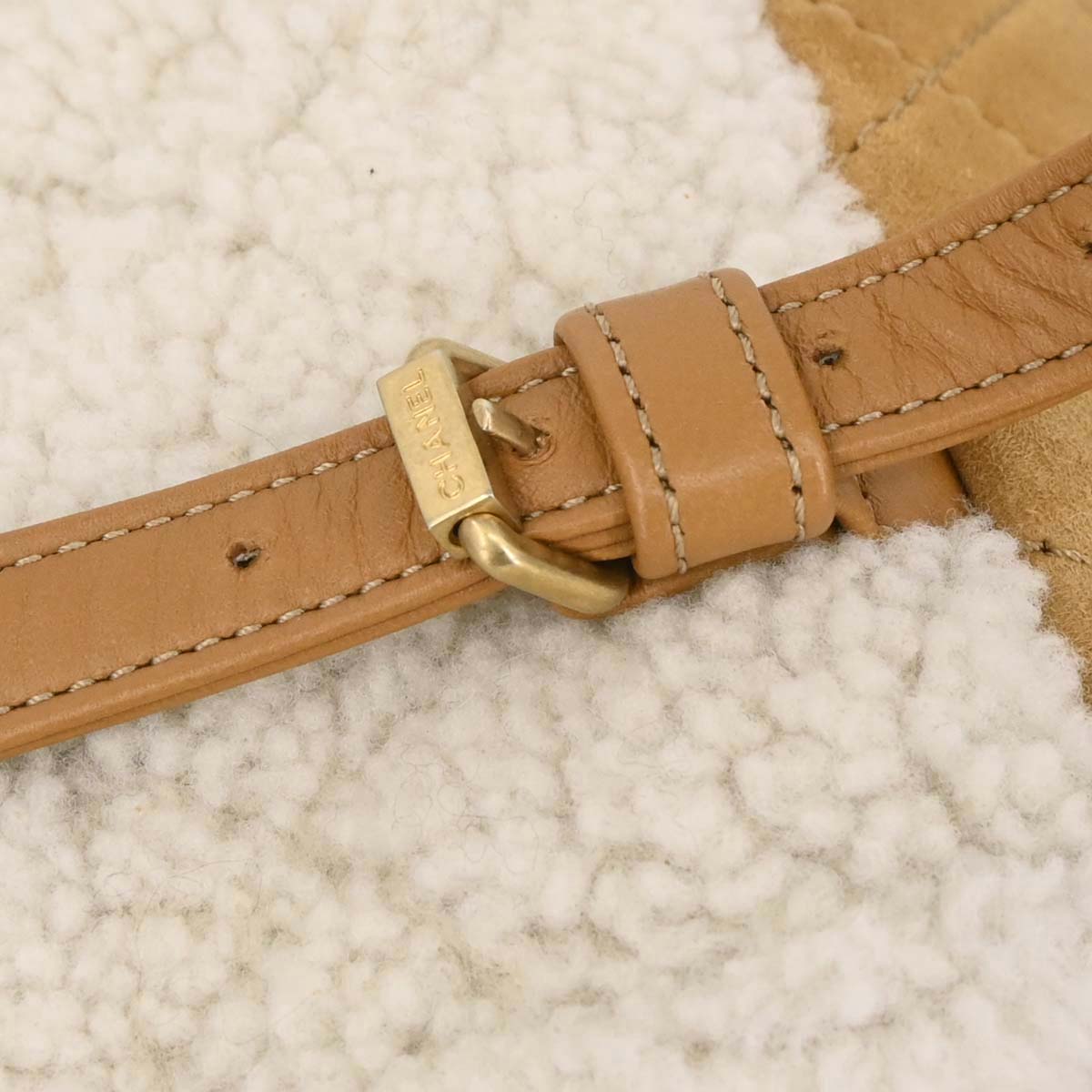 Chanel Brown Mouton Coco Neige Backpack