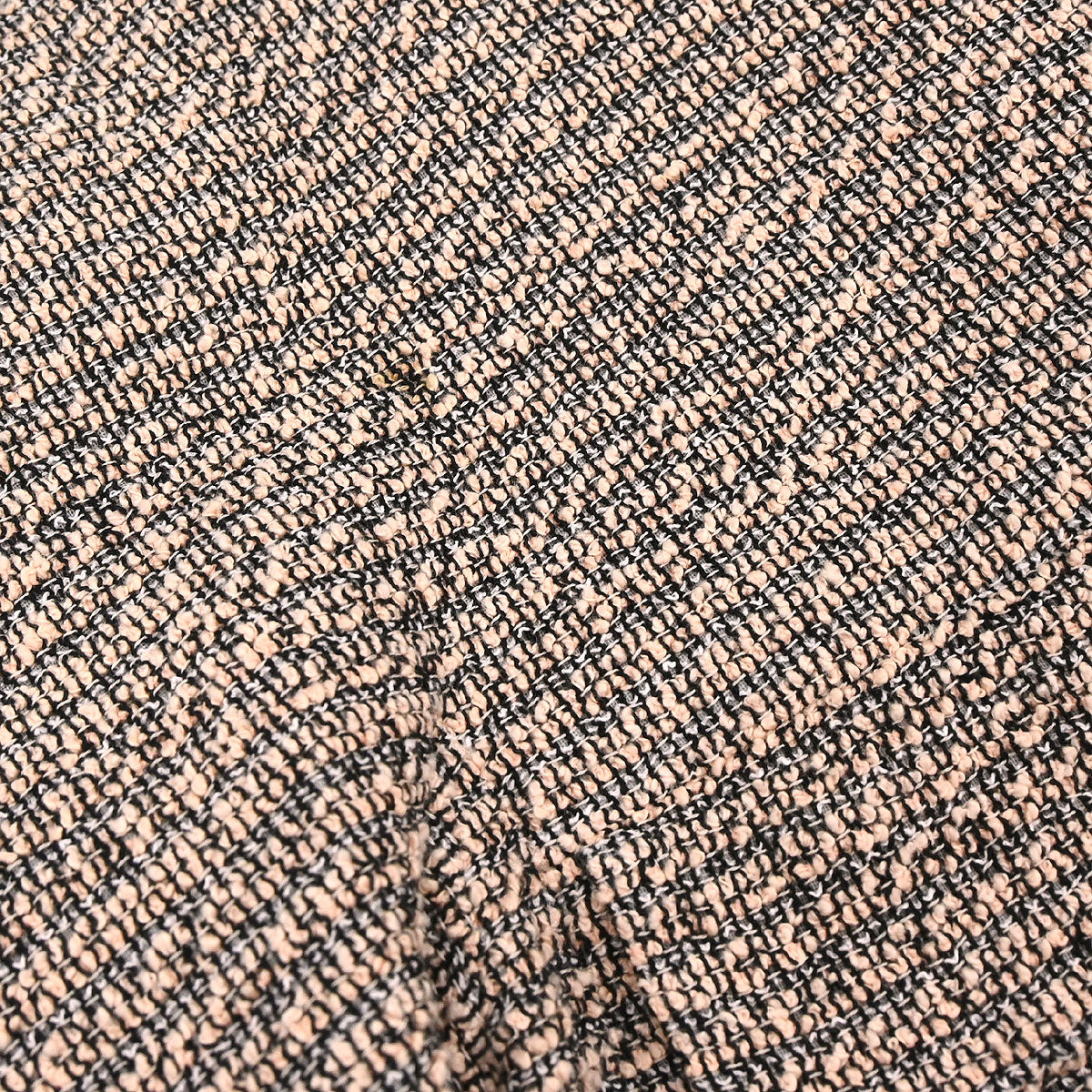 Chanel 2018 Single Breasted Collarless Tweed Jacket Pink #38