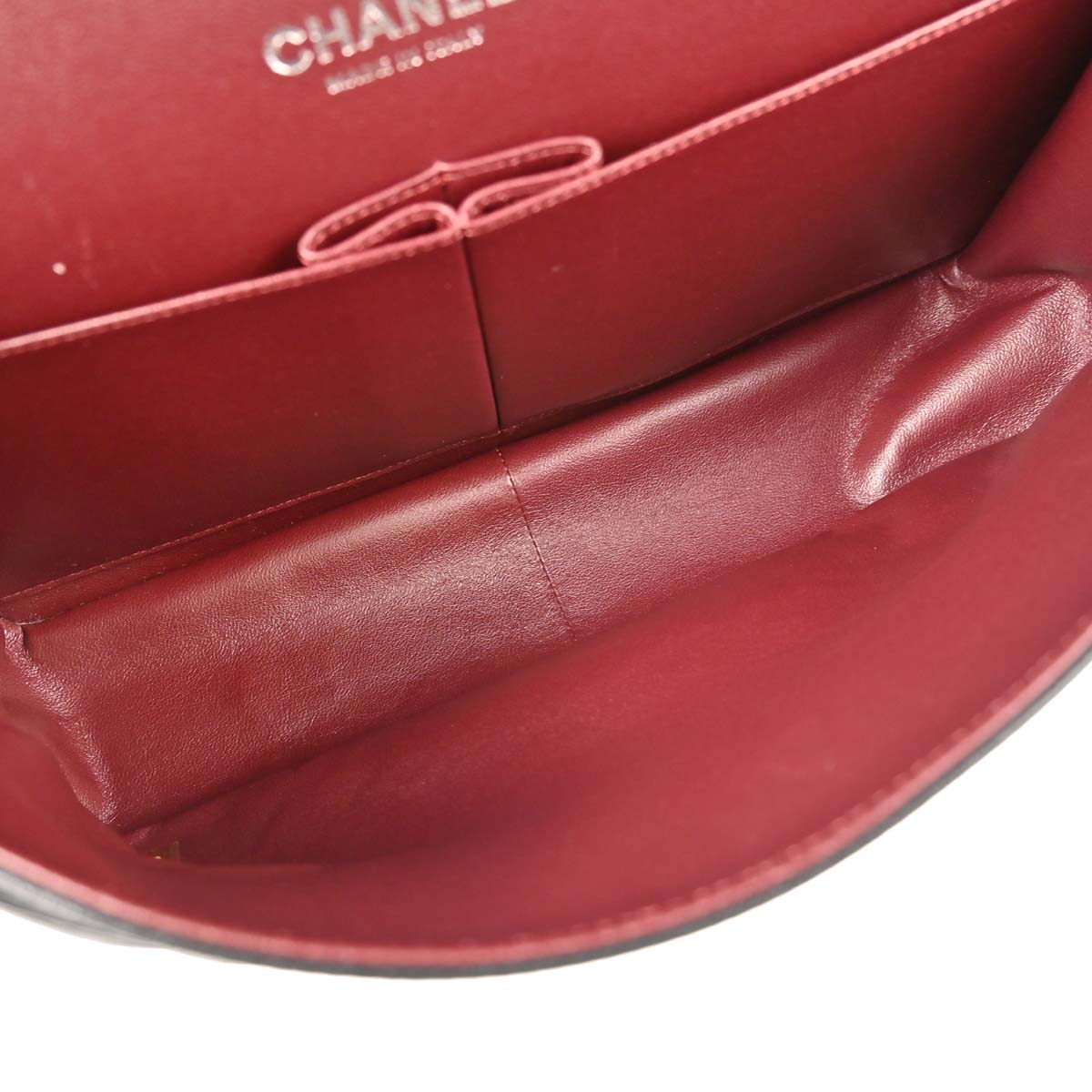 Chanel Black Lambskin Jumbo Classic Double Flap Shoulder Bag