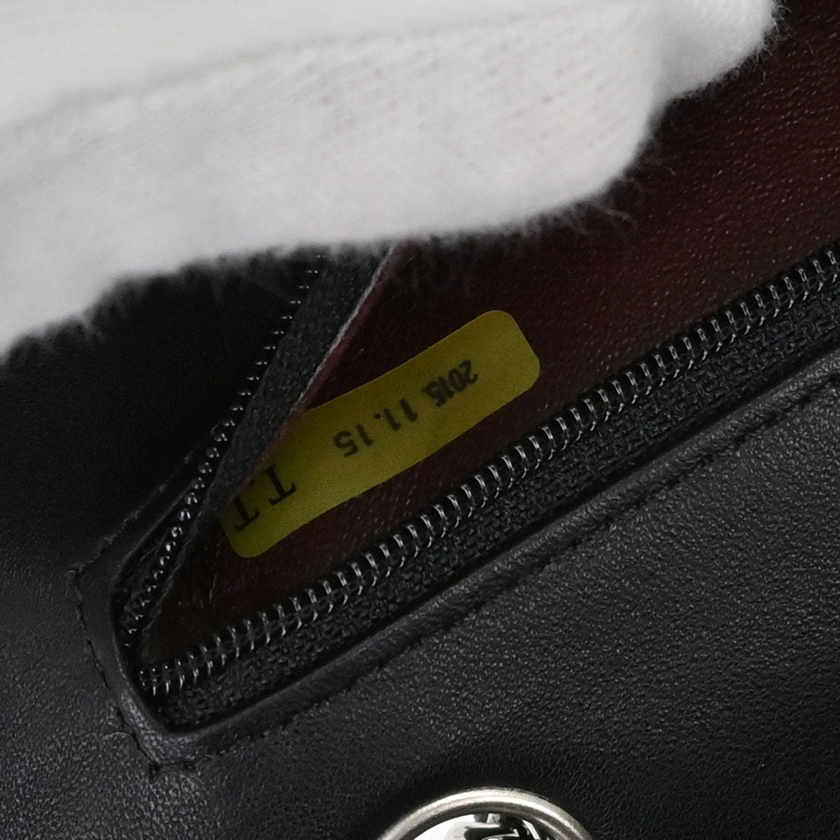 Chanel 2015-2016 Black Lambskin Medium Classic Double Flap Shoulder Bag