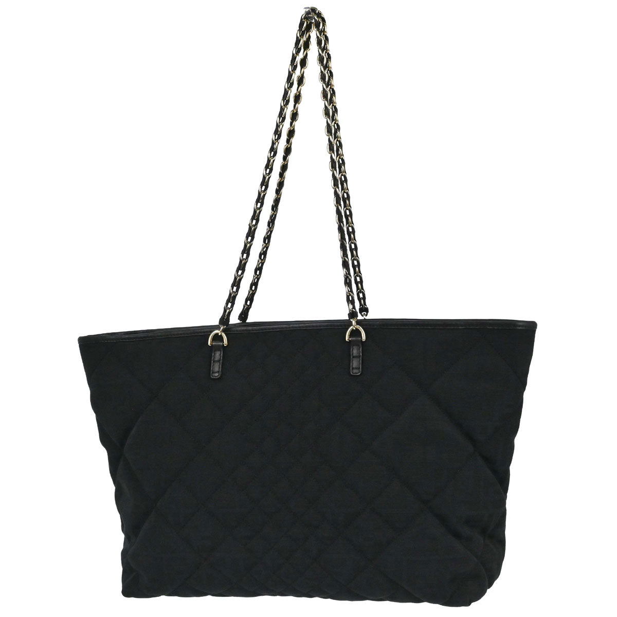 Fendi Black Jacquard Nylon Zucca Tote Handbag