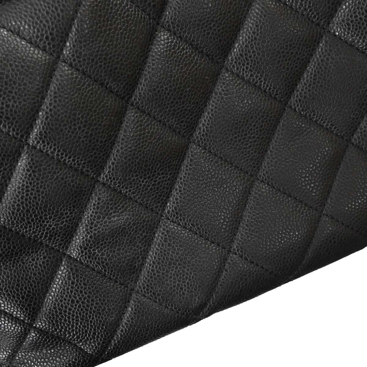 Chanel Black Caviar Skin Timeless Shopping Tote Chain Handbag