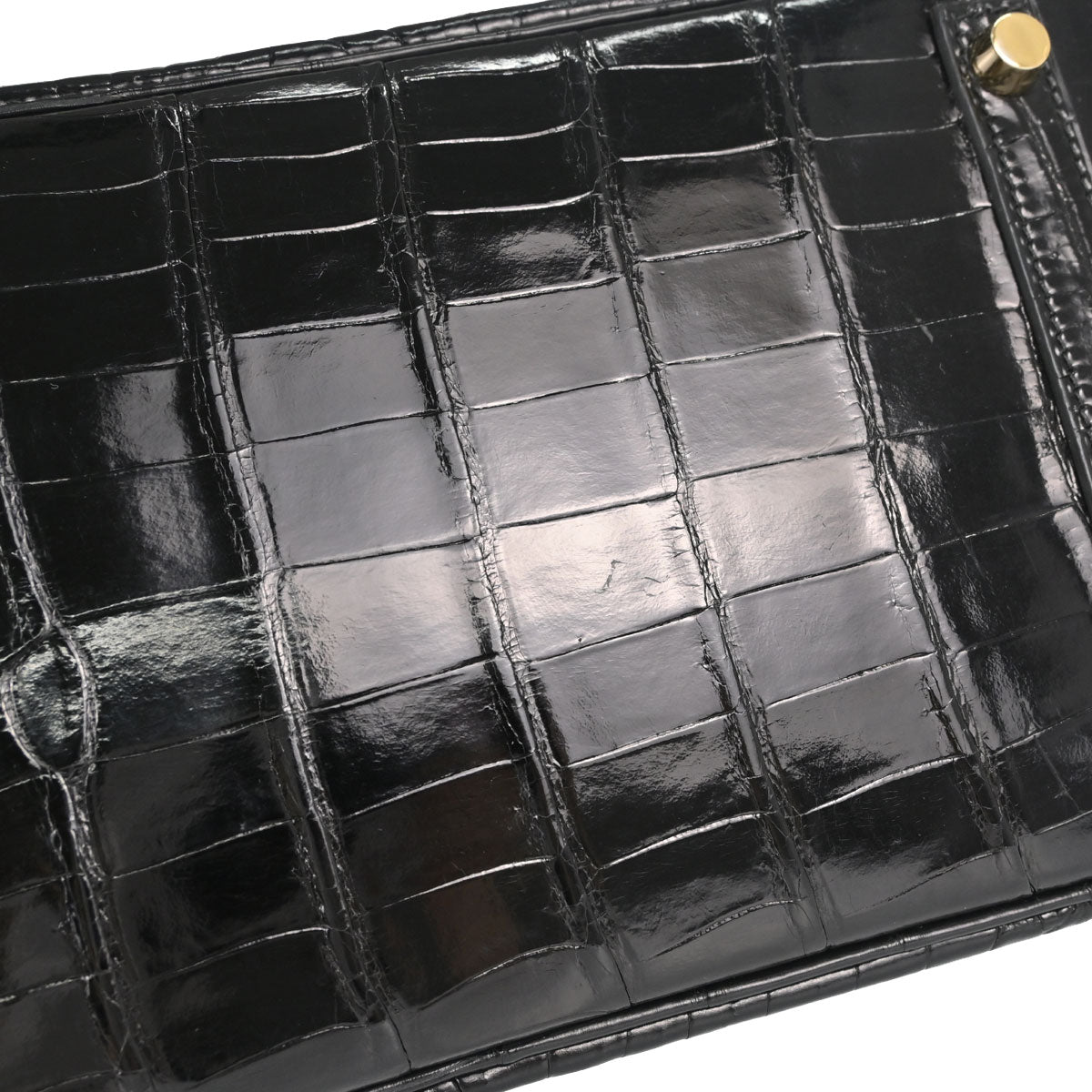 Hermes * Black Niloticus Birkin 30 Handbag