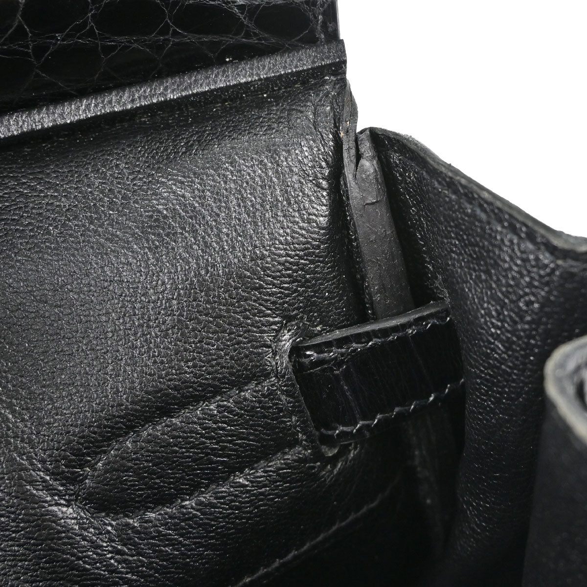 Hermes * Black Niloticus Birkin 30 Handbag