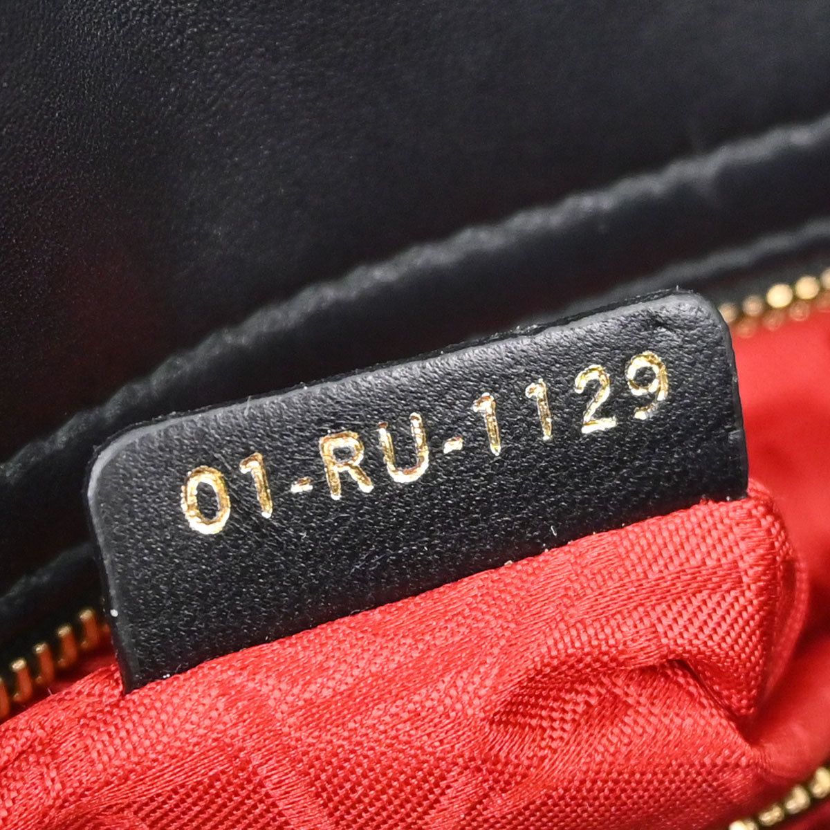 Christian Dior Black Lambskin Small Lady Dior Cannage 2way Shoulder Handbag