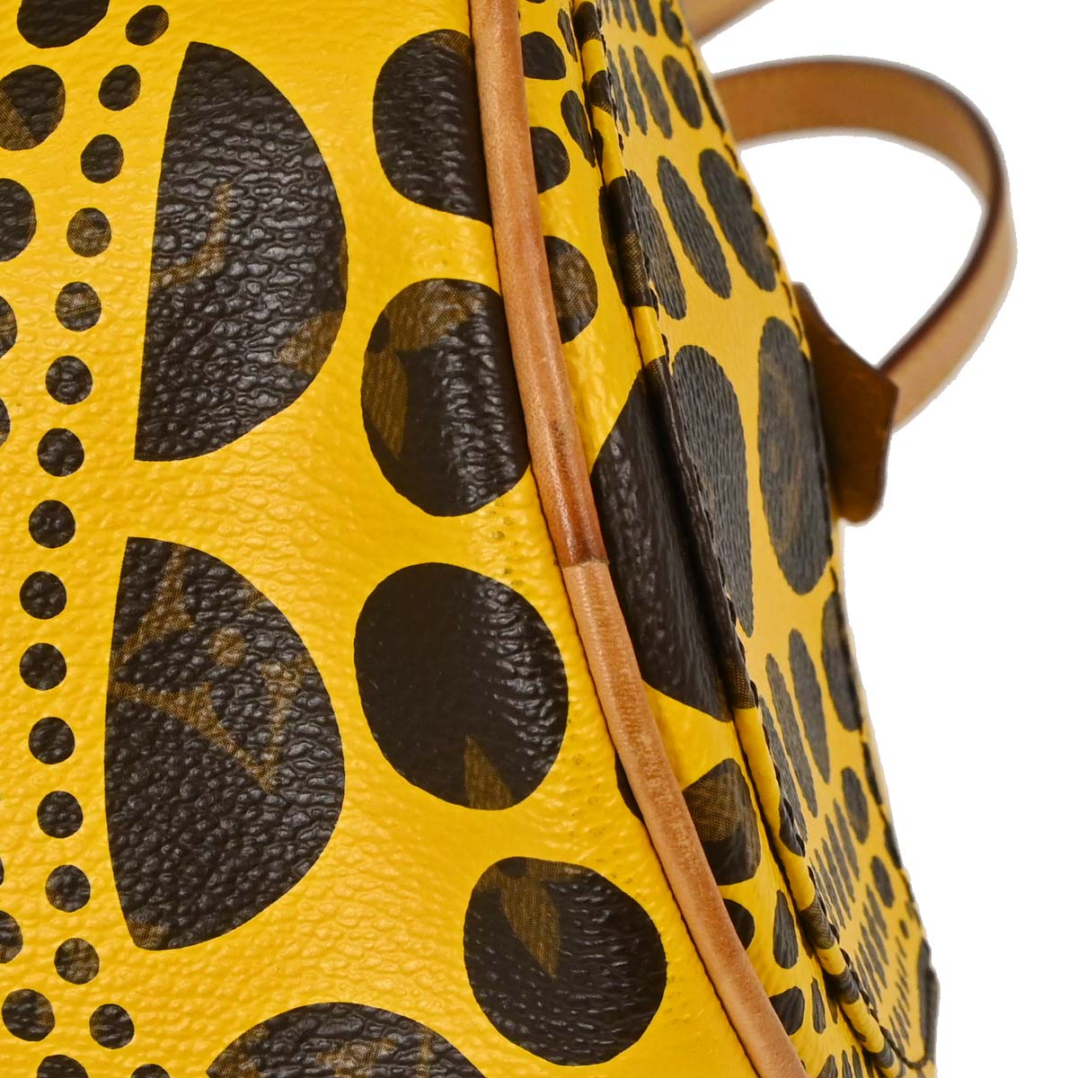 Louis Vuitton Yellow Pumpkin Dot Papillon 30 Handbag M40688