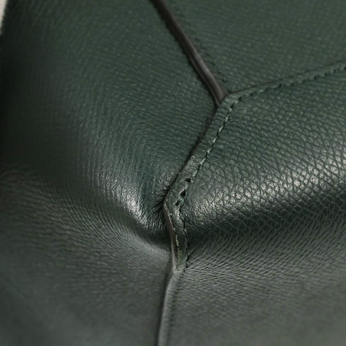 Celine Green Leather Belt Bag Micro 2way Handbag