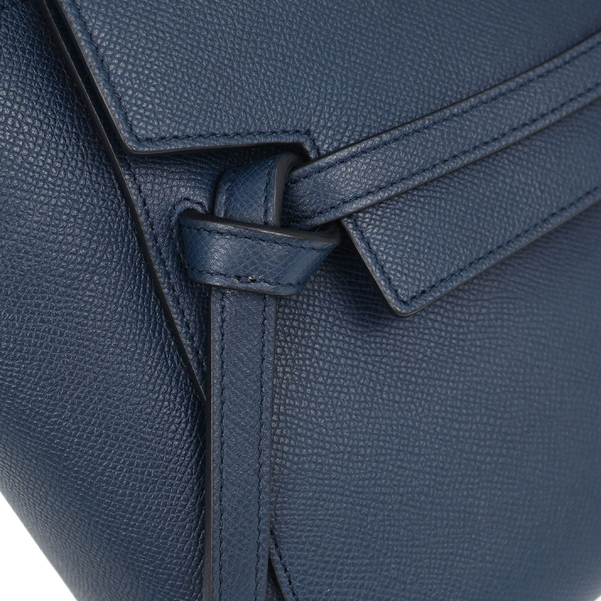 Celine Navy Calfskin Belt Bag Micro 2way Shoulder Handbag