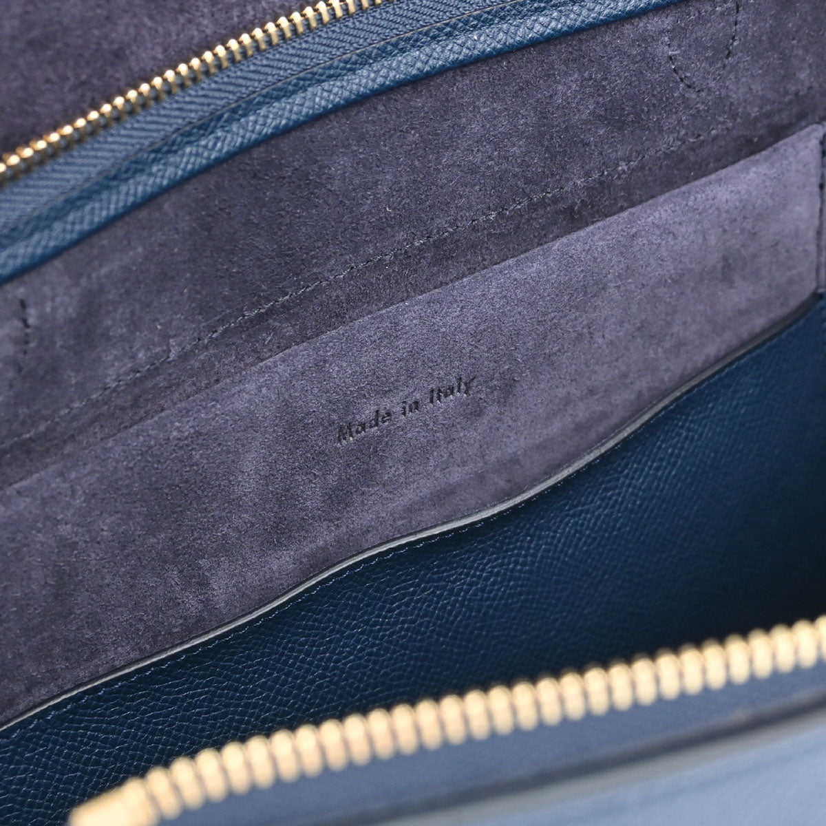 Celine Navy Calfskin Belt Bag Micro 2way Shoulder Handbag
