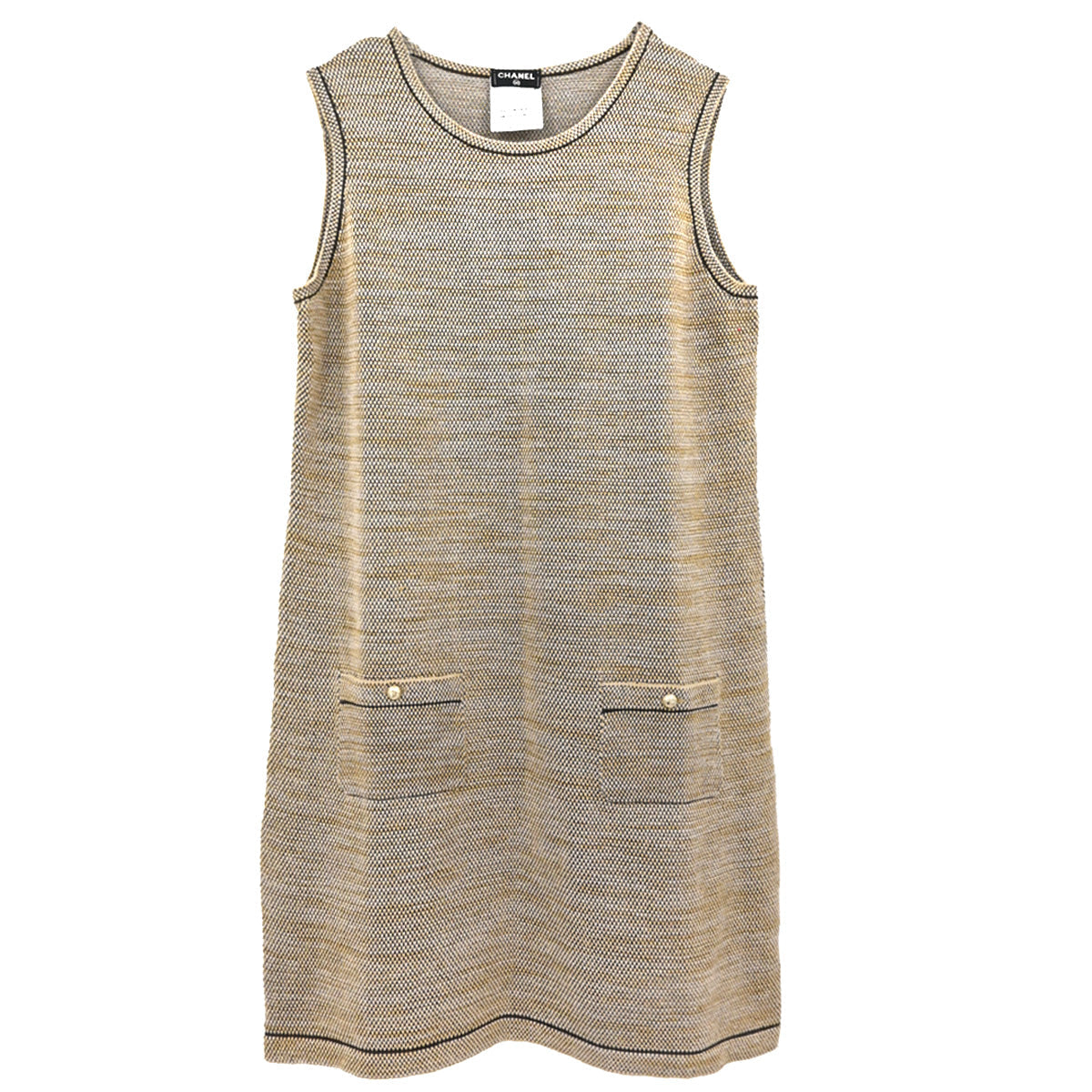 Chanel 2011 Tank Dress Beige #38