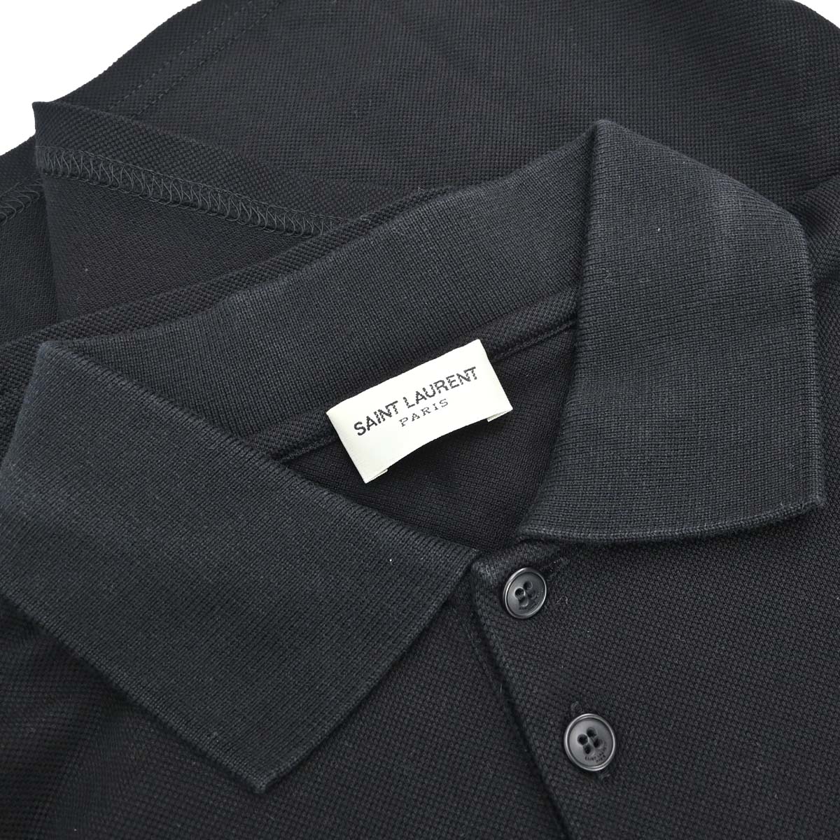 Saint Laurent 2018 Polo Shirt Top Black #S