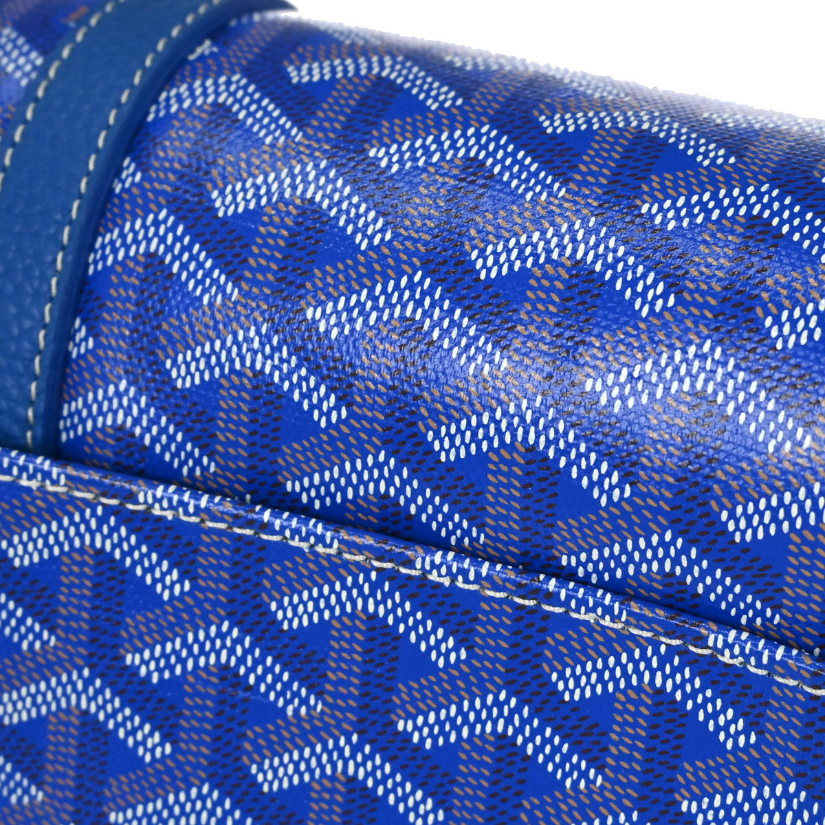 Goyard Blue Belvedere MM Shoulder Bag