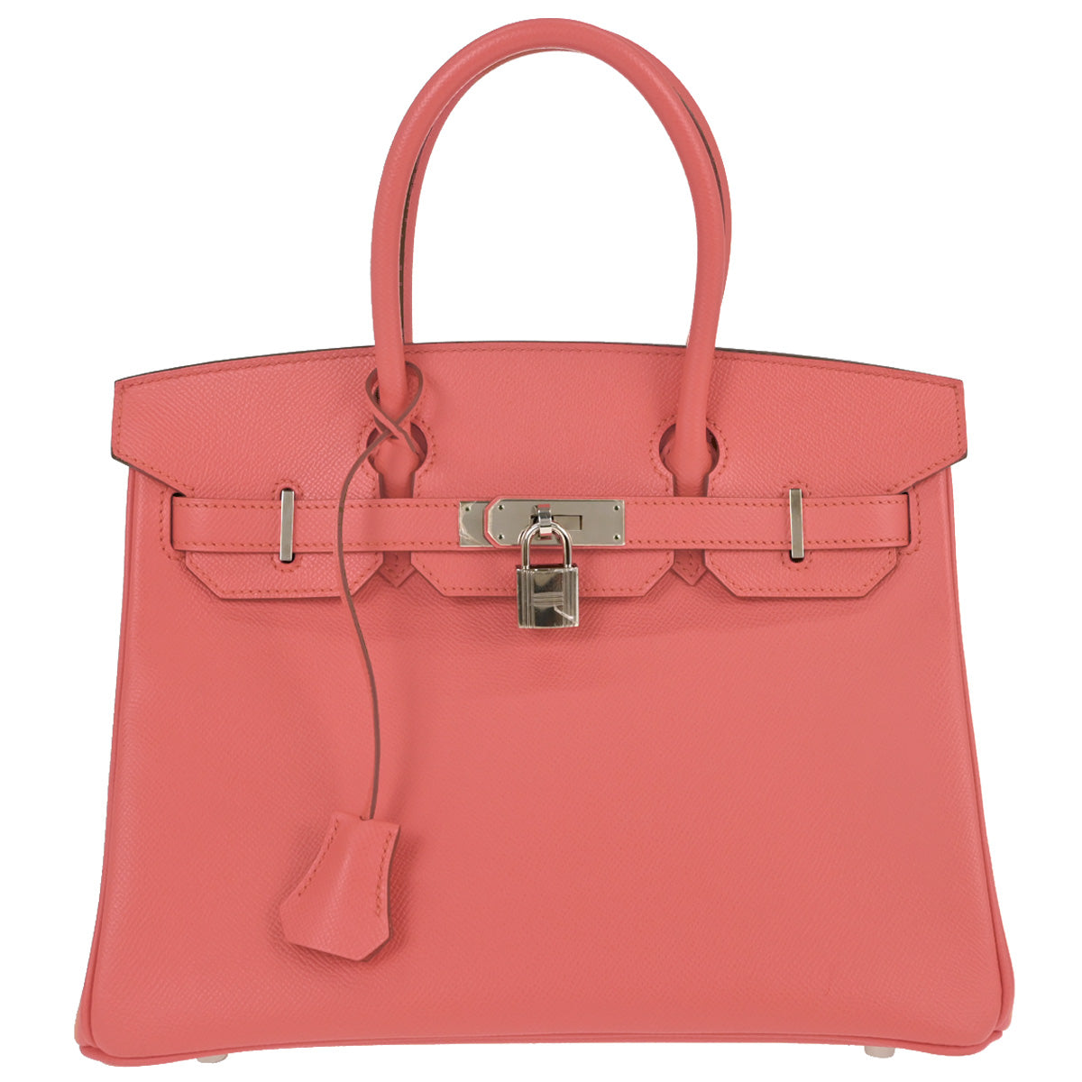 Hermes Flamingo Epsom Birkin 30 Handbag