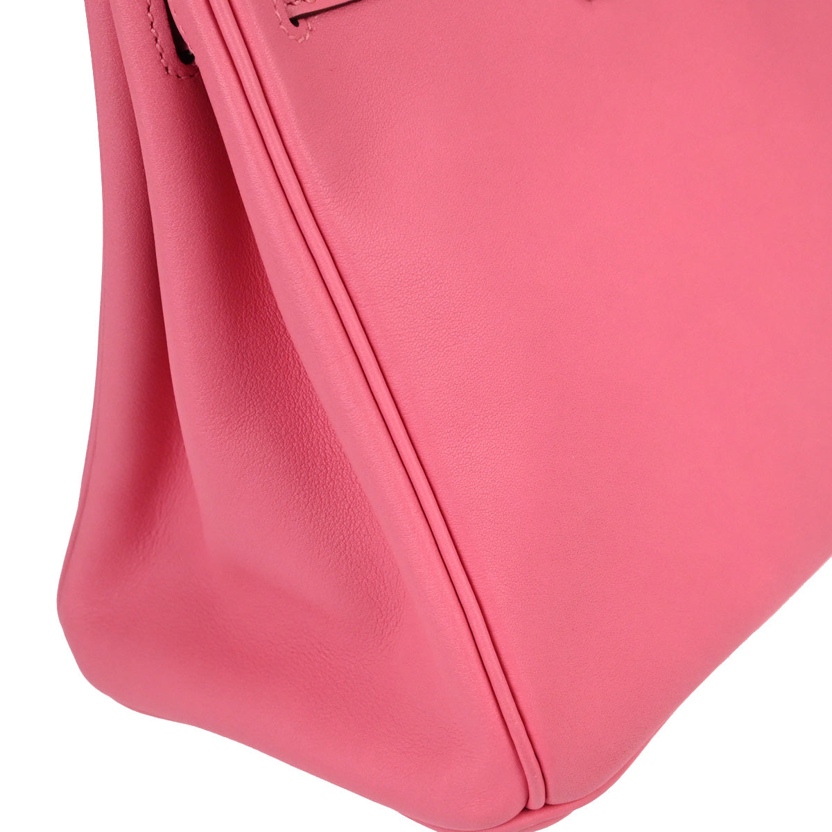 Hermes Rose Azalee Swift Birkin 25 Handbag