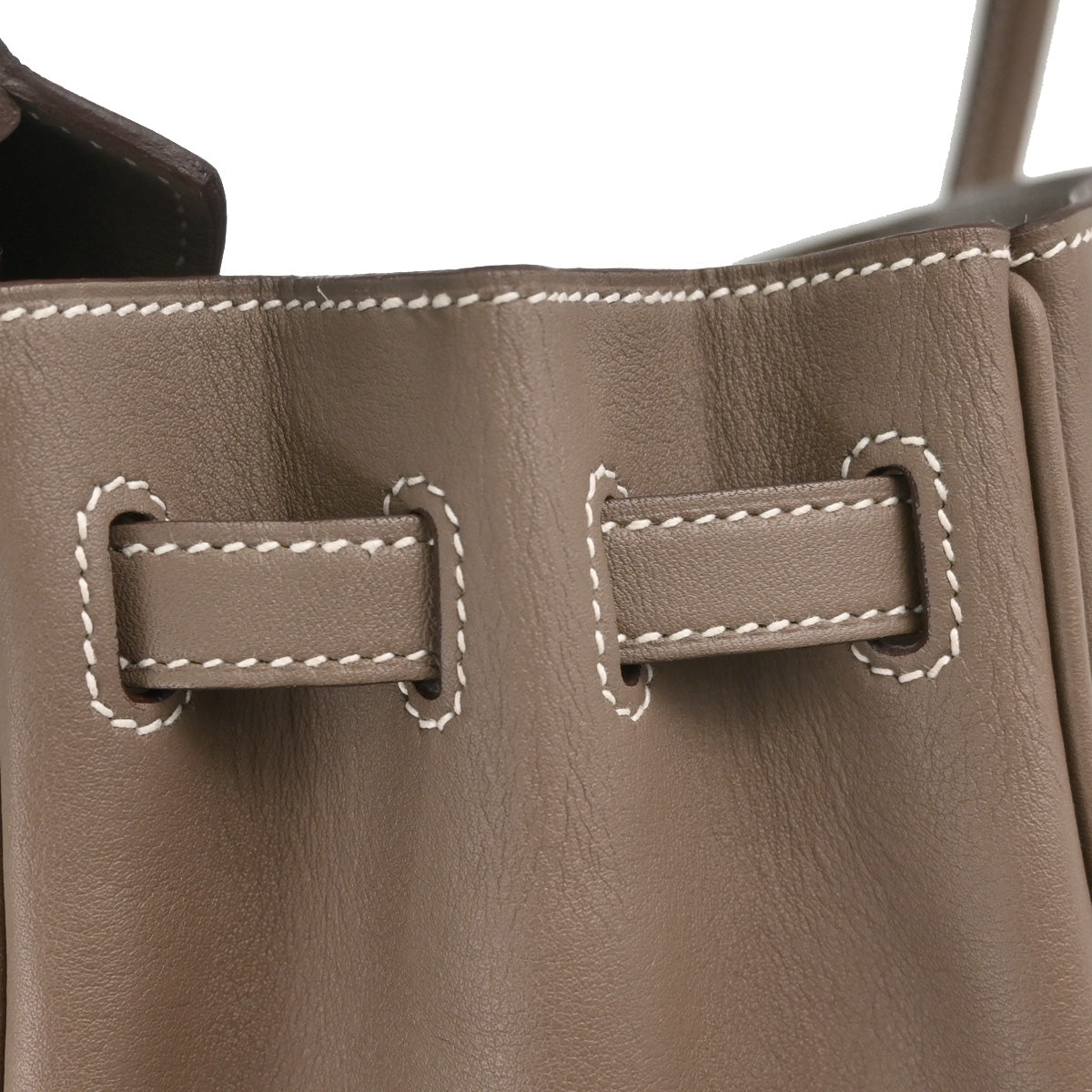 Hermes Etoupe Gray Swift Birkin 25 Handbag