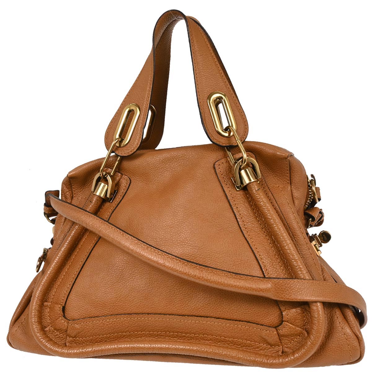 Chloe Brown Paraty 2way Shoulder Handbag
