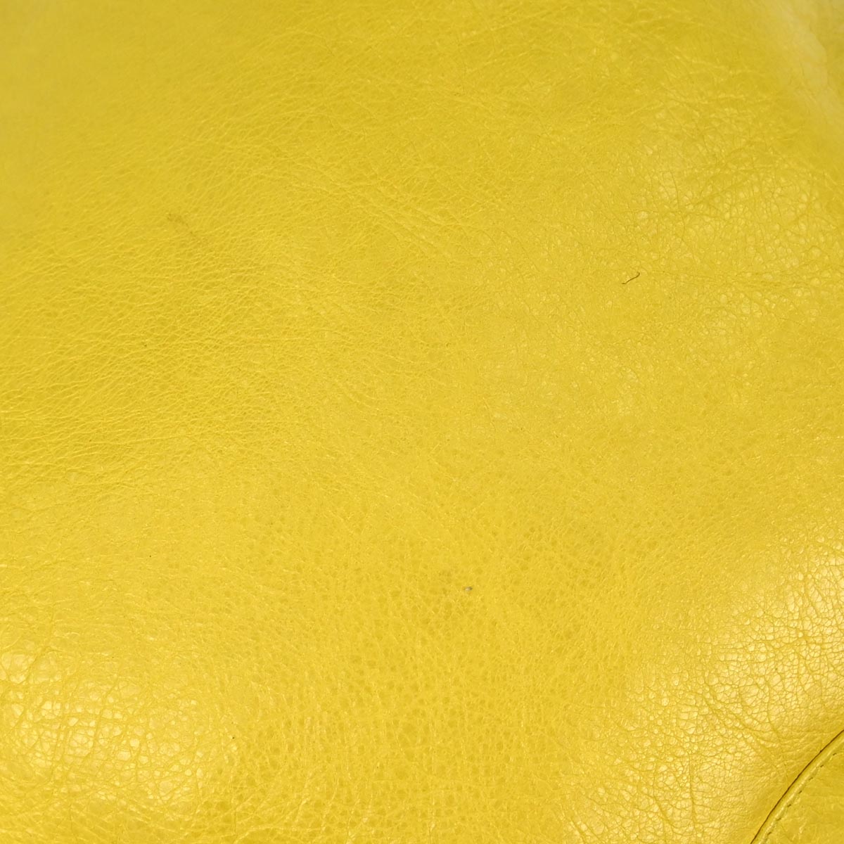 Balenciaga Yellow Lambskin The Day Handbag