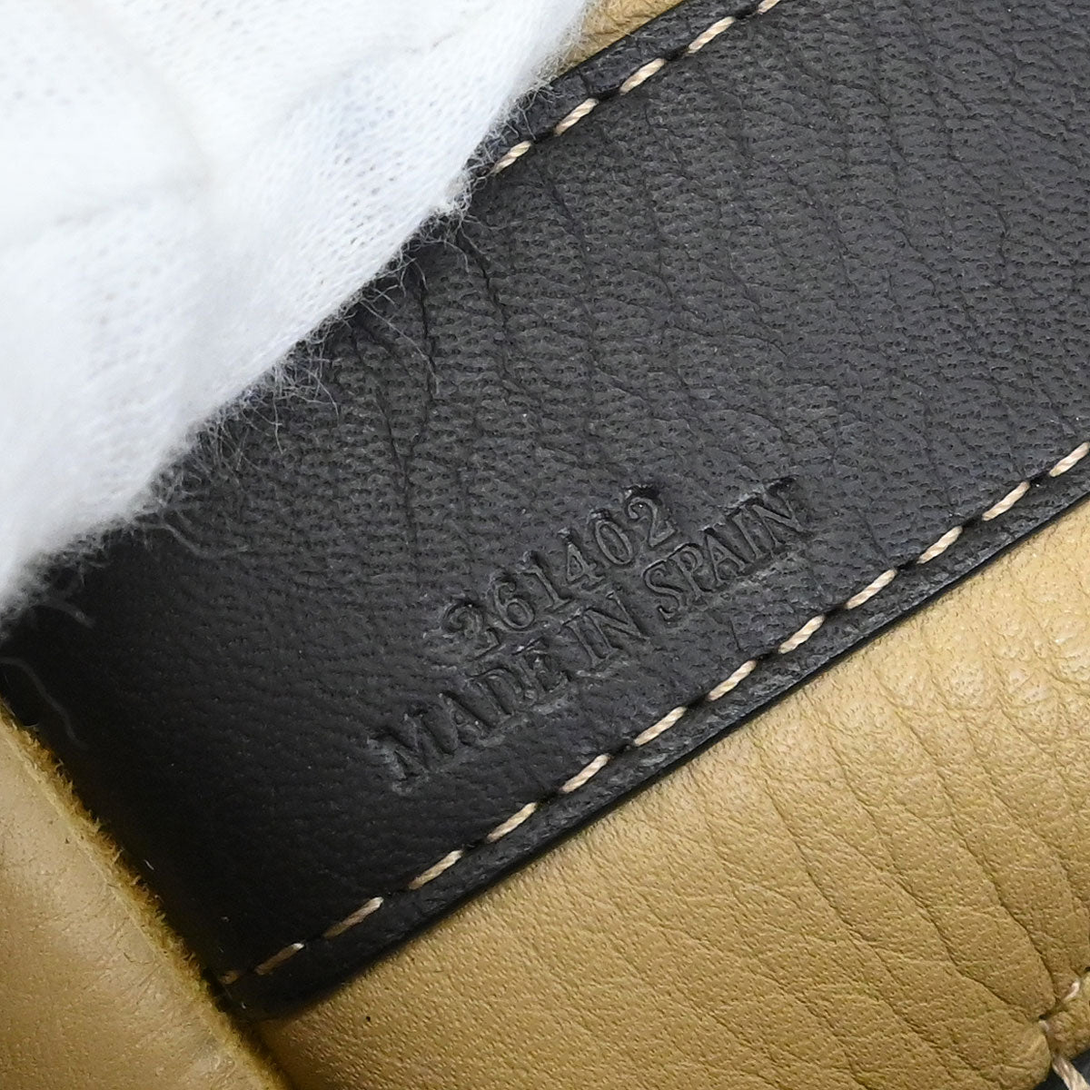 Loewe Beige Suede Shoulder Bag