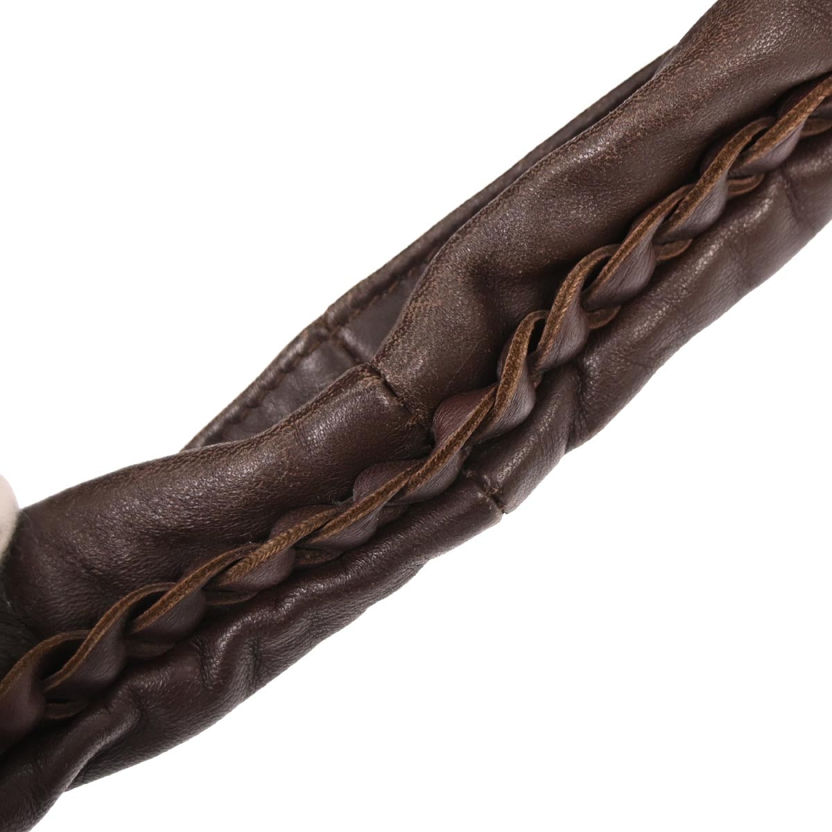 Bottega Veneta Brown Leather Intrecciato Hobo Handbag