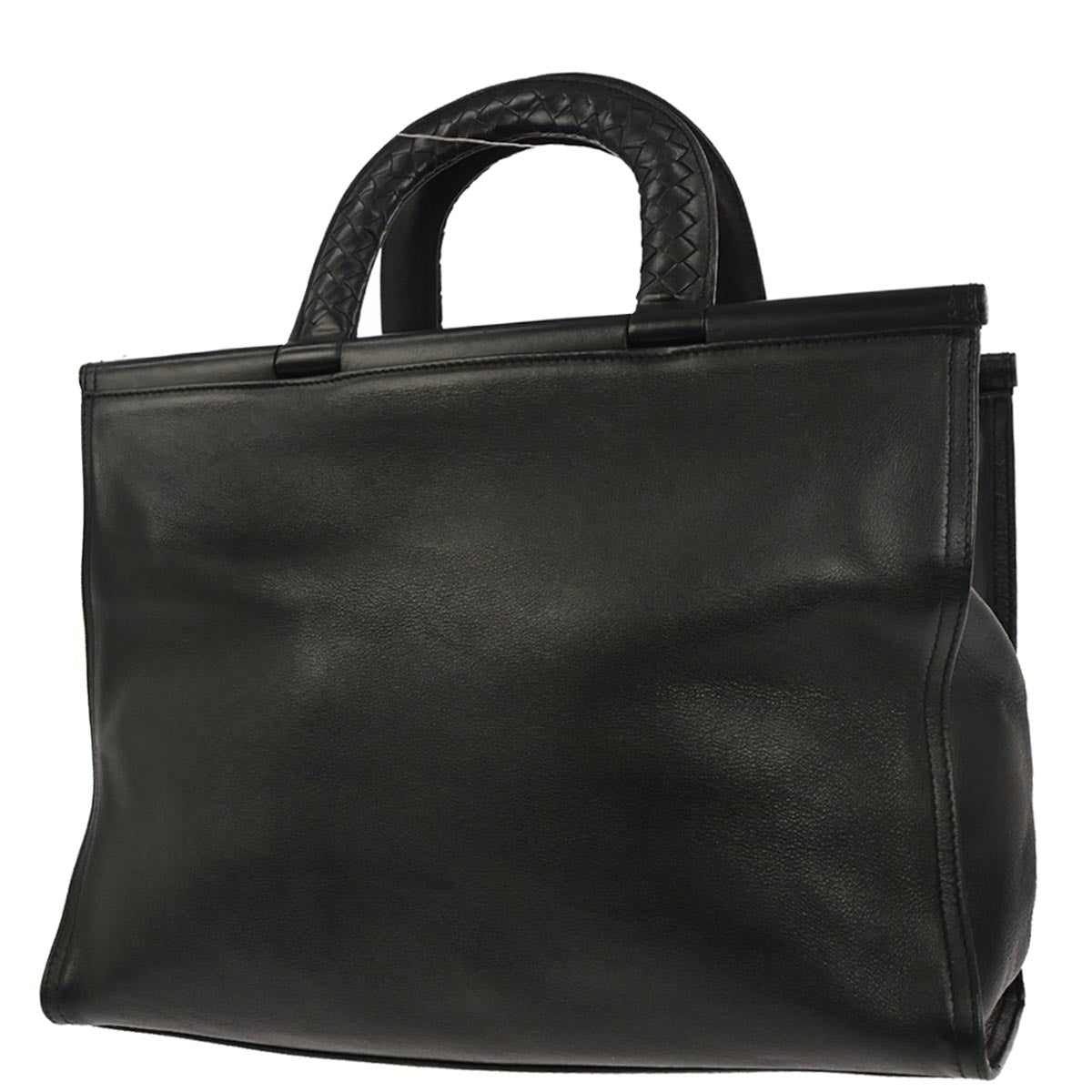 Bottega Veneta Black Intrecciato Tote Bag