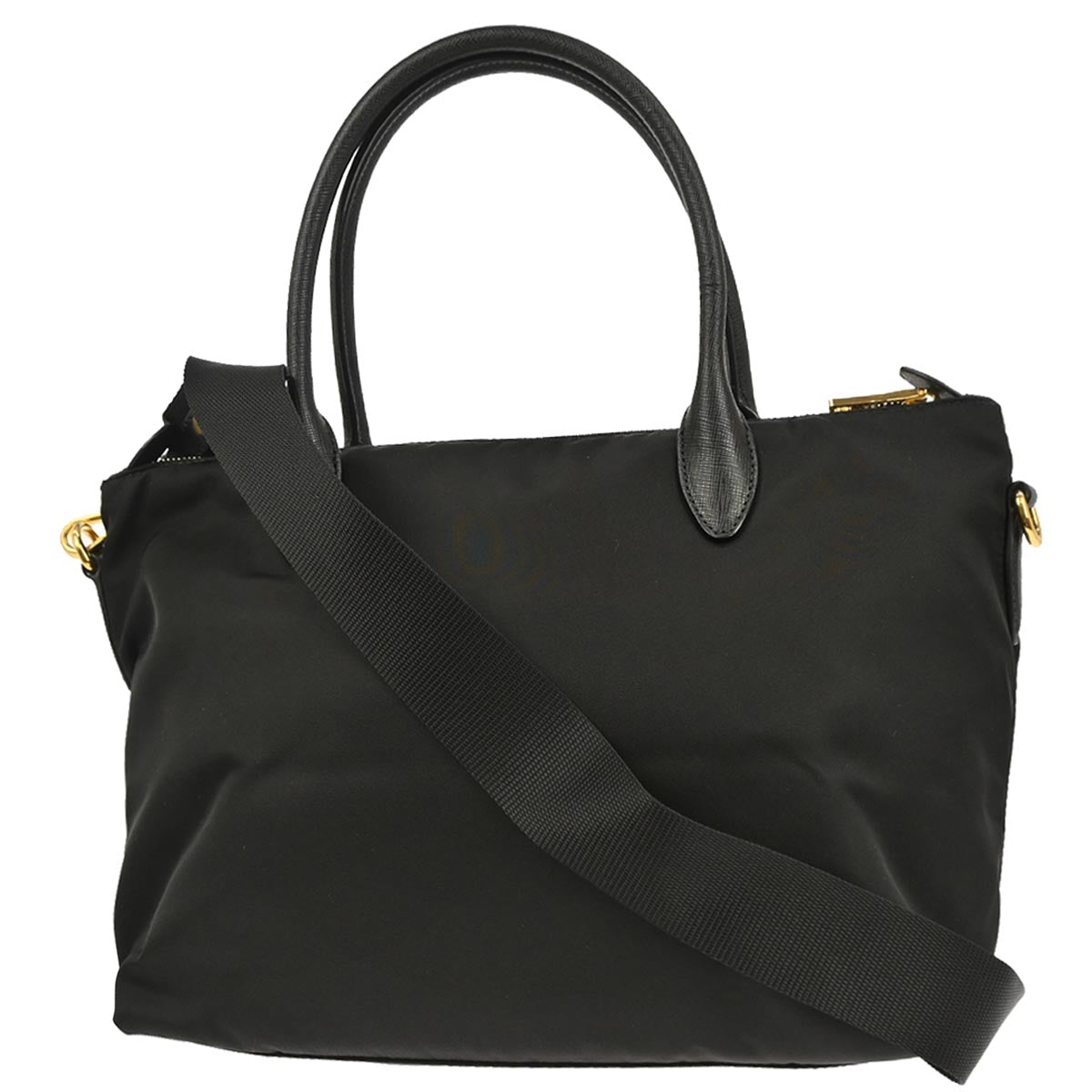 Prada Black Nylon 2way Shoulder Handbag