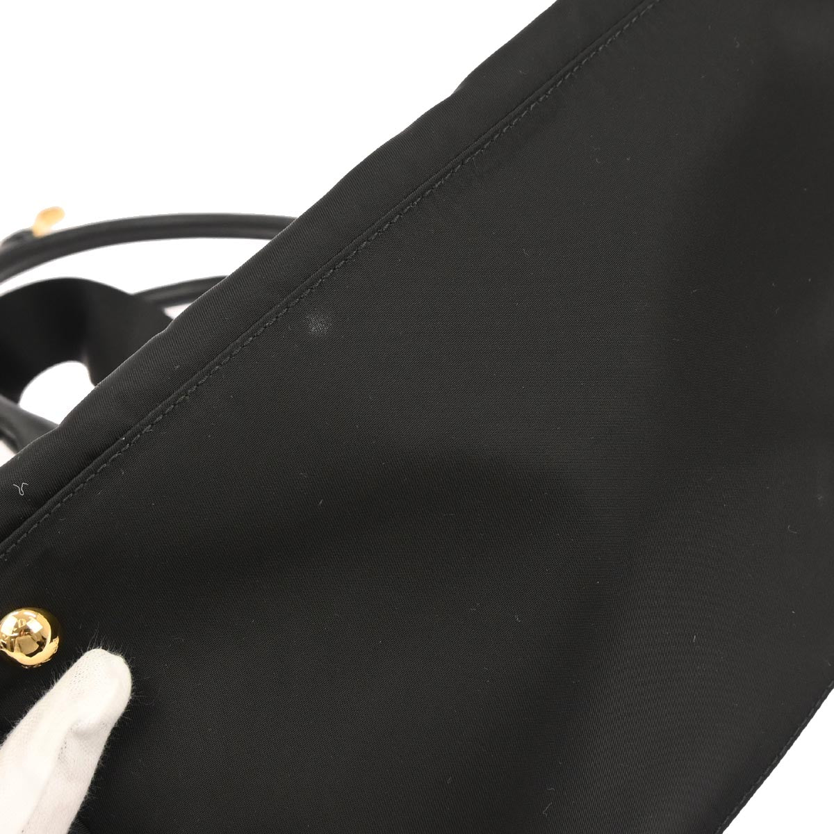 Prada Black Nylon 2way Shoulder Handbag