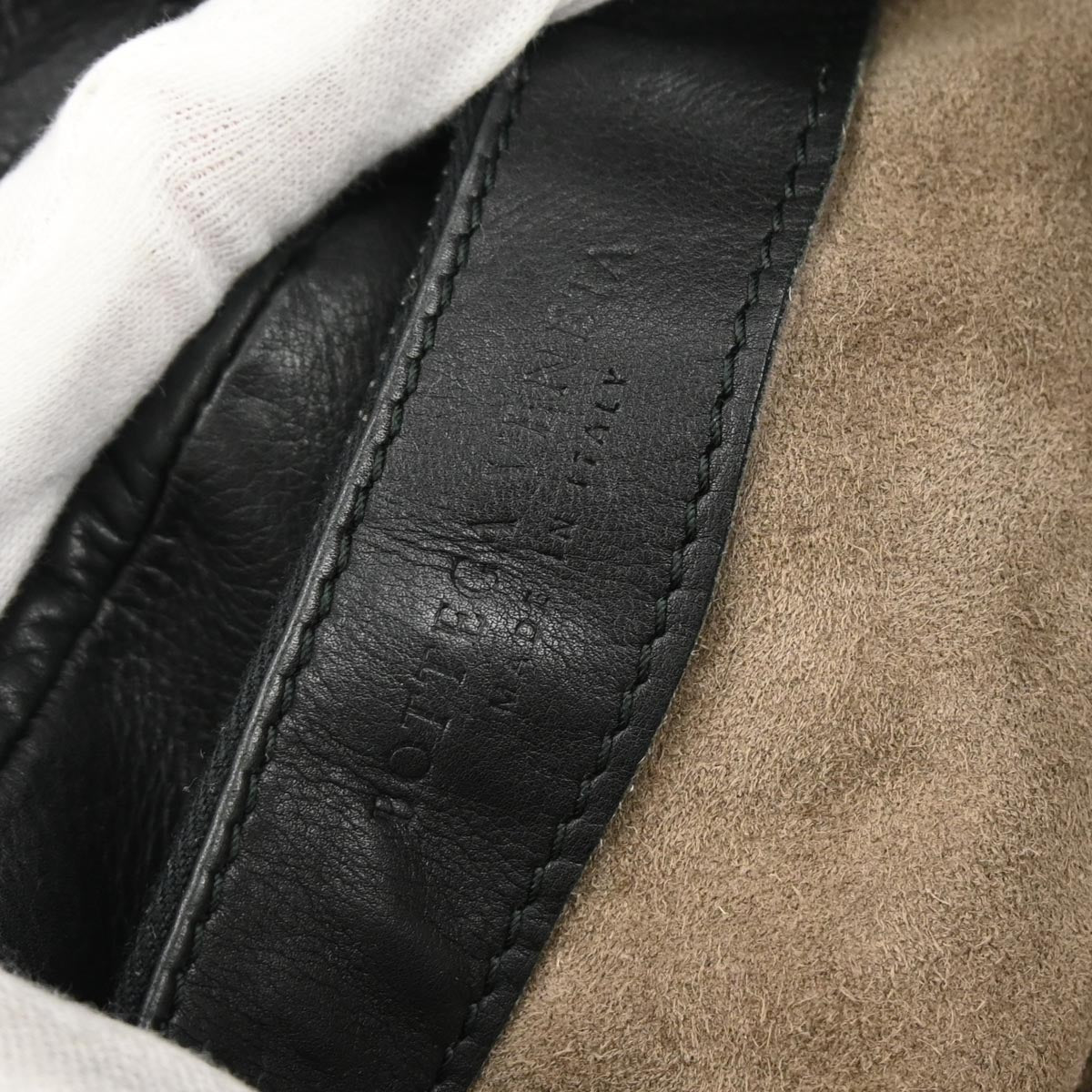 Bottega Veneta Black Nappa Intrecciato Aquilone Handbag