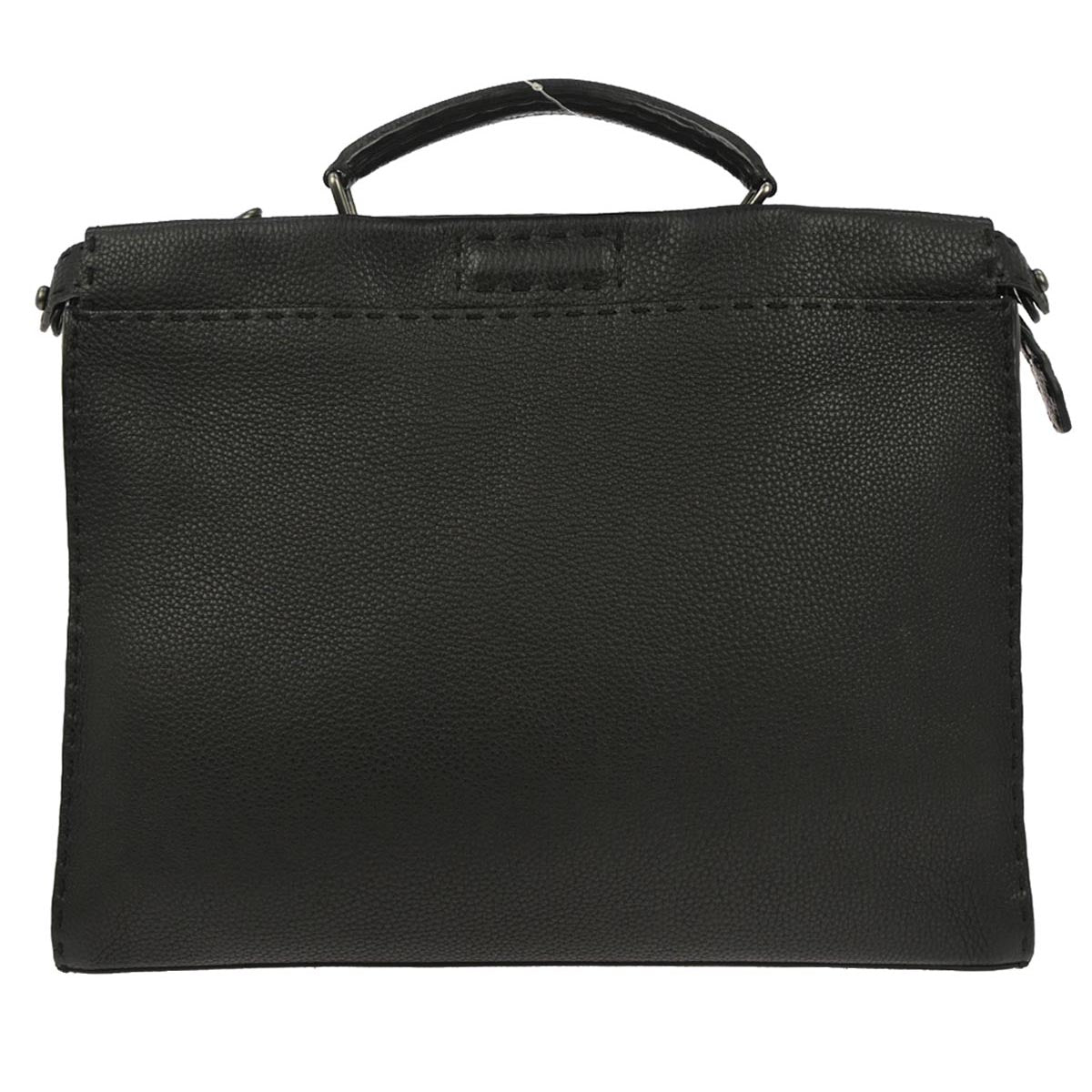 Fendi Black Peekaboo Fit ster 2way Selleria Shoulder Handbag